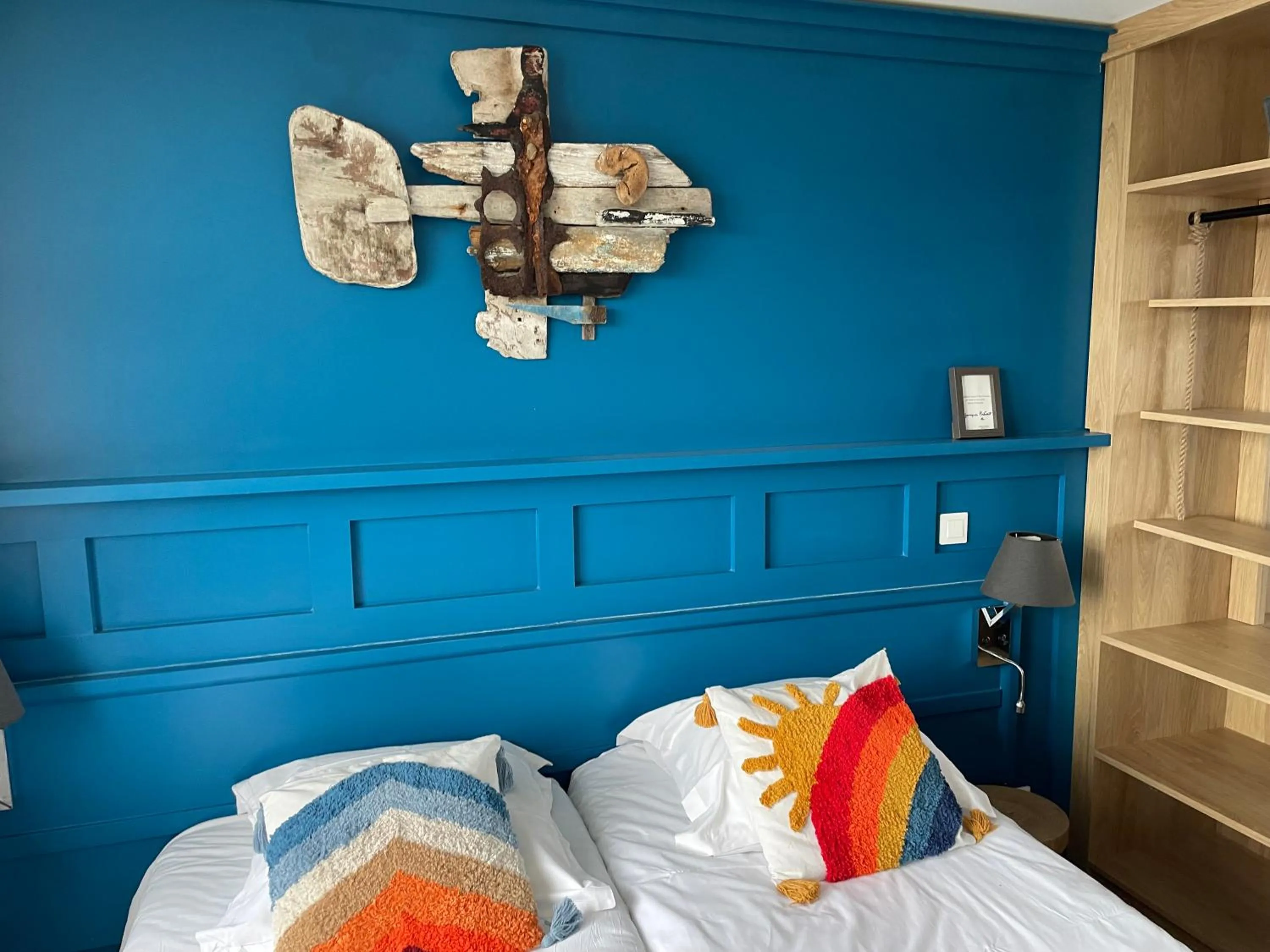 Bed in Le Relais des Iles