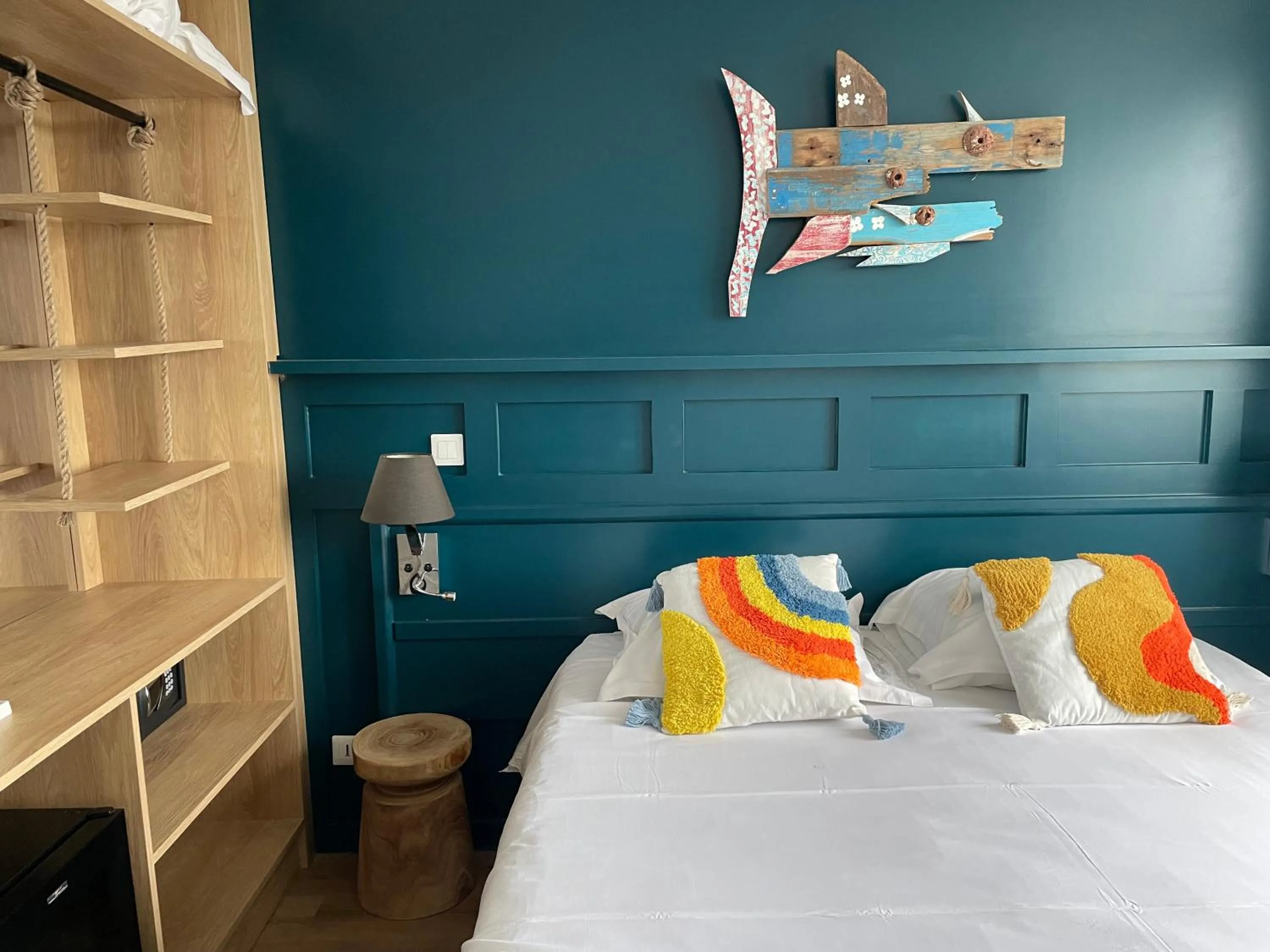 Bed in Le Relais des Iles