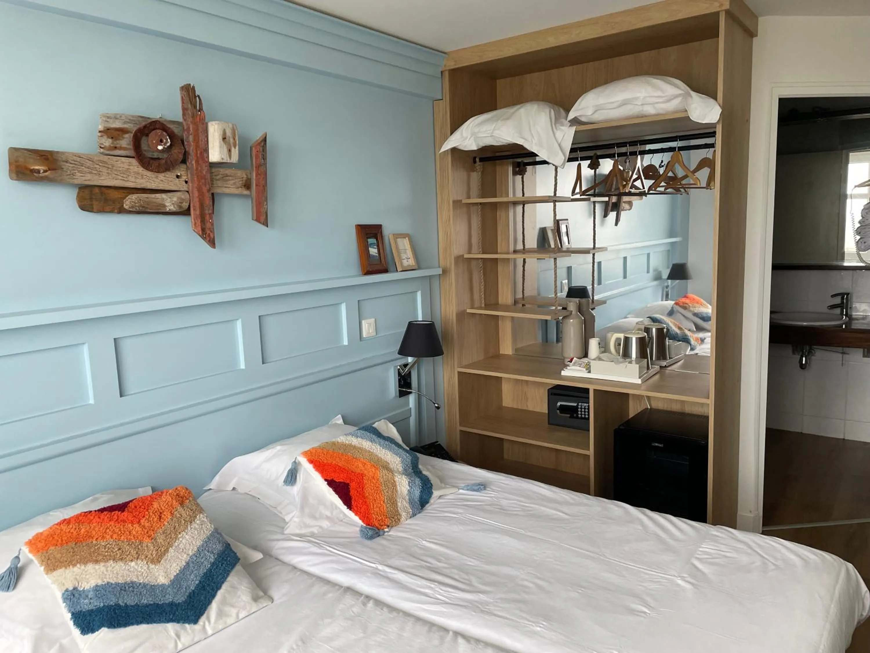 Bed in Le Relais des Iles