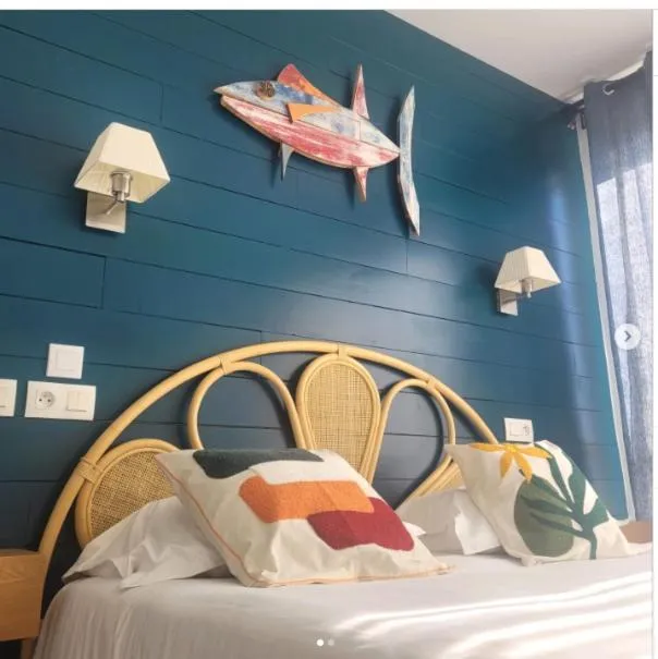 Bed in Le Relais des Iles