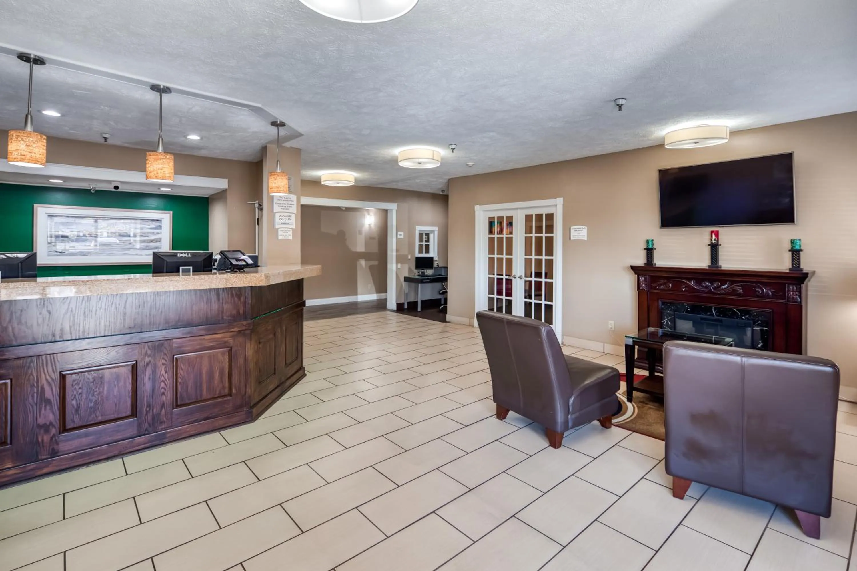 Lobby or reception in Quality Inn & Suites Springfield Southwest near I-72
