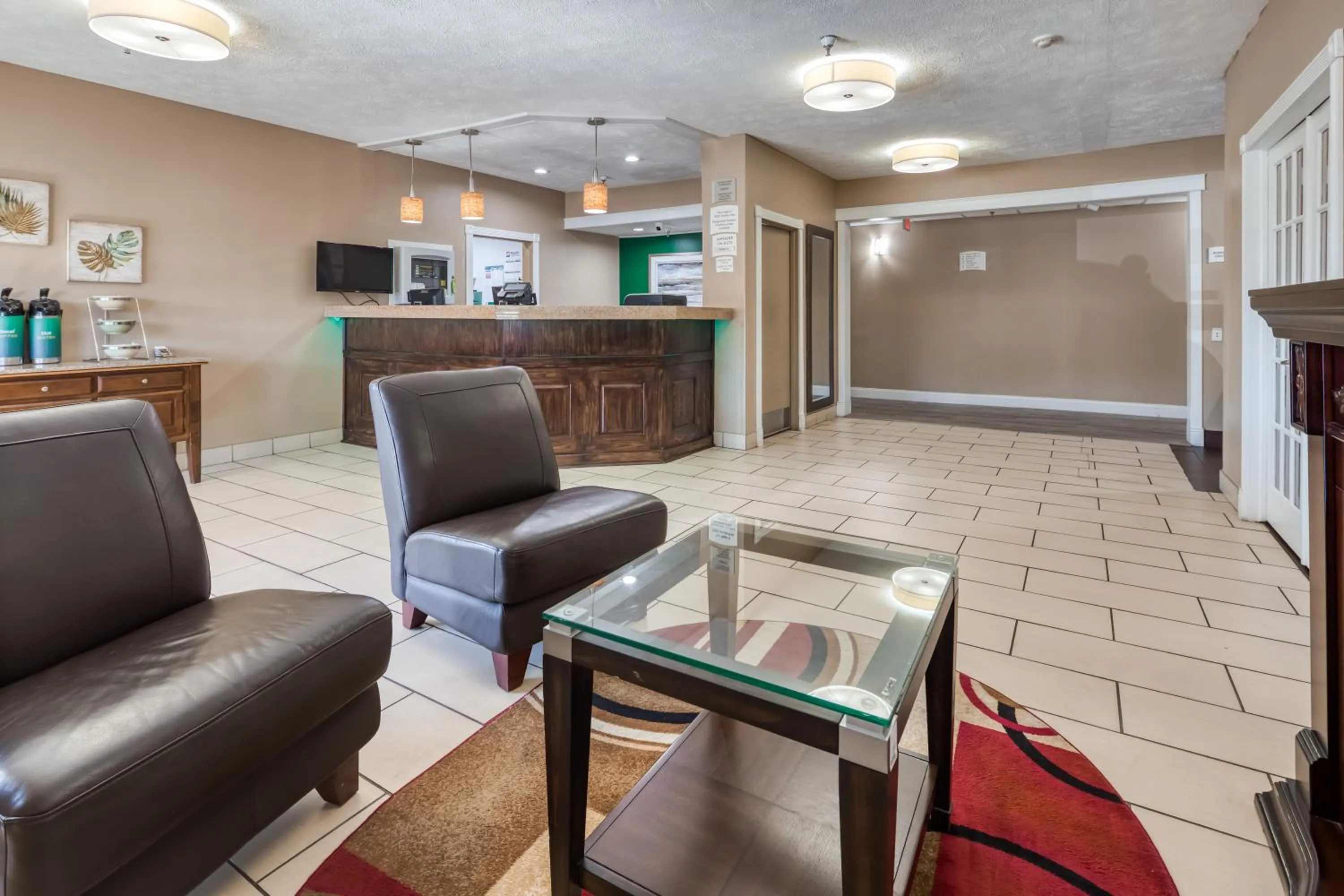 Lobby or reception in Quality Inn & Suites Springfield Southwest near I-72