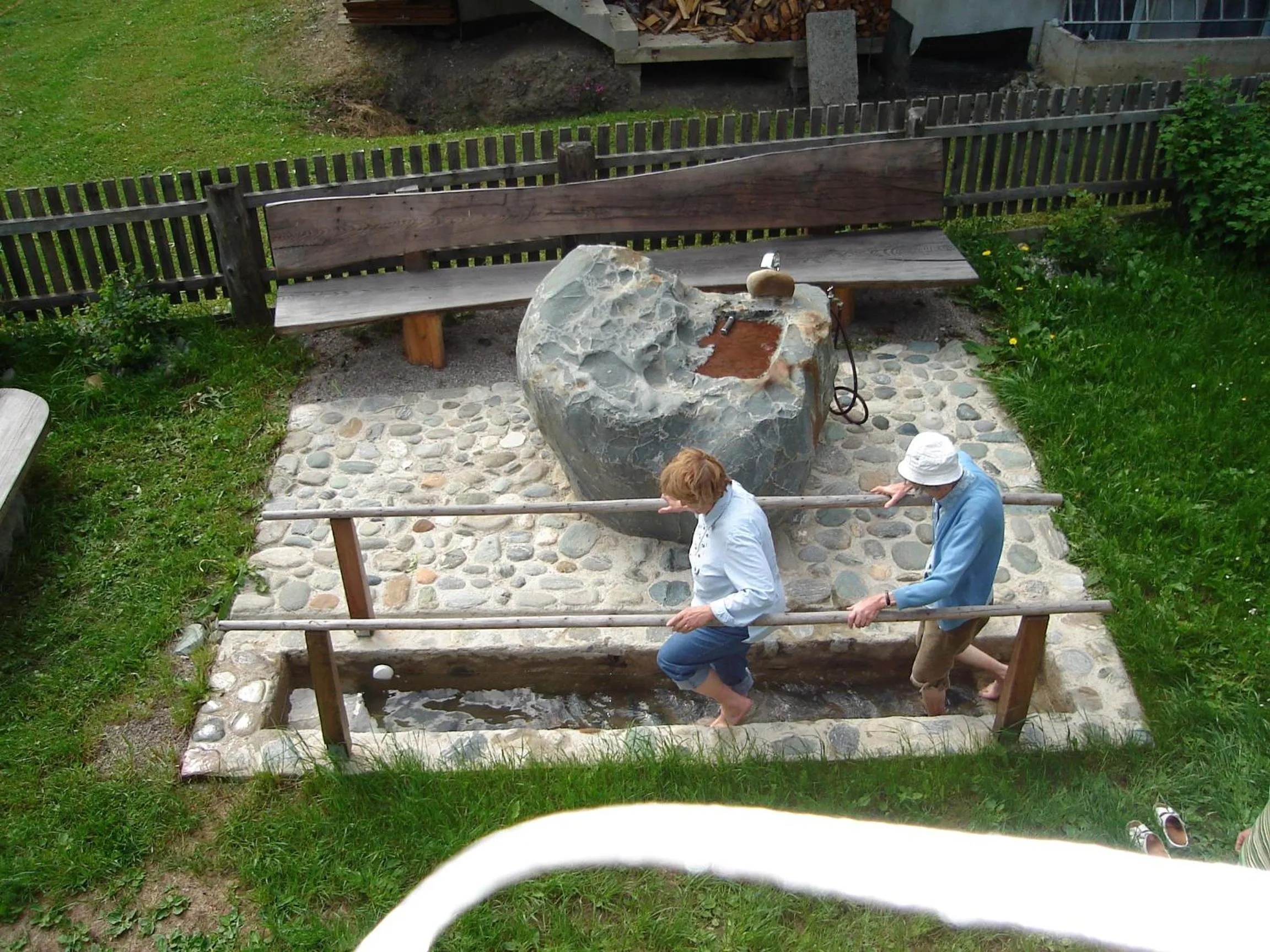 Garden view in Ferienhaus Innerkienzerhof - Urlaub am Bauernhof