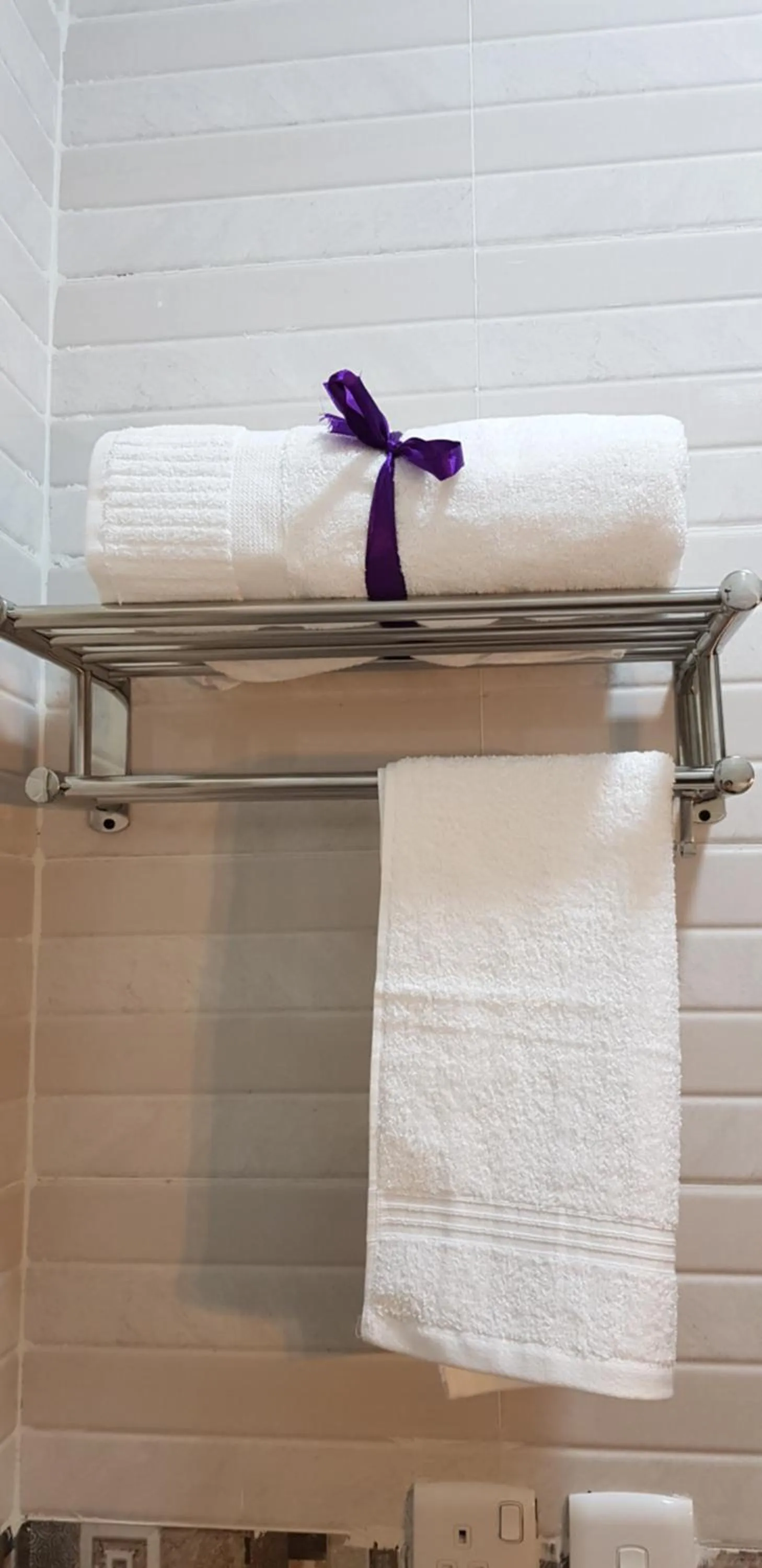 Bathroom in شاطئ الياسمين للشقق الفندقية