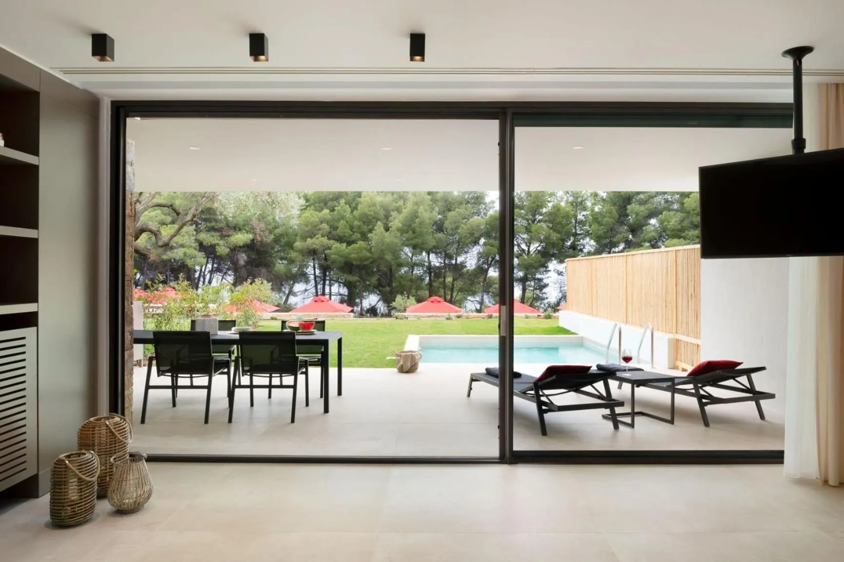 Balcony/Terrace in Amantes Villas and Suites