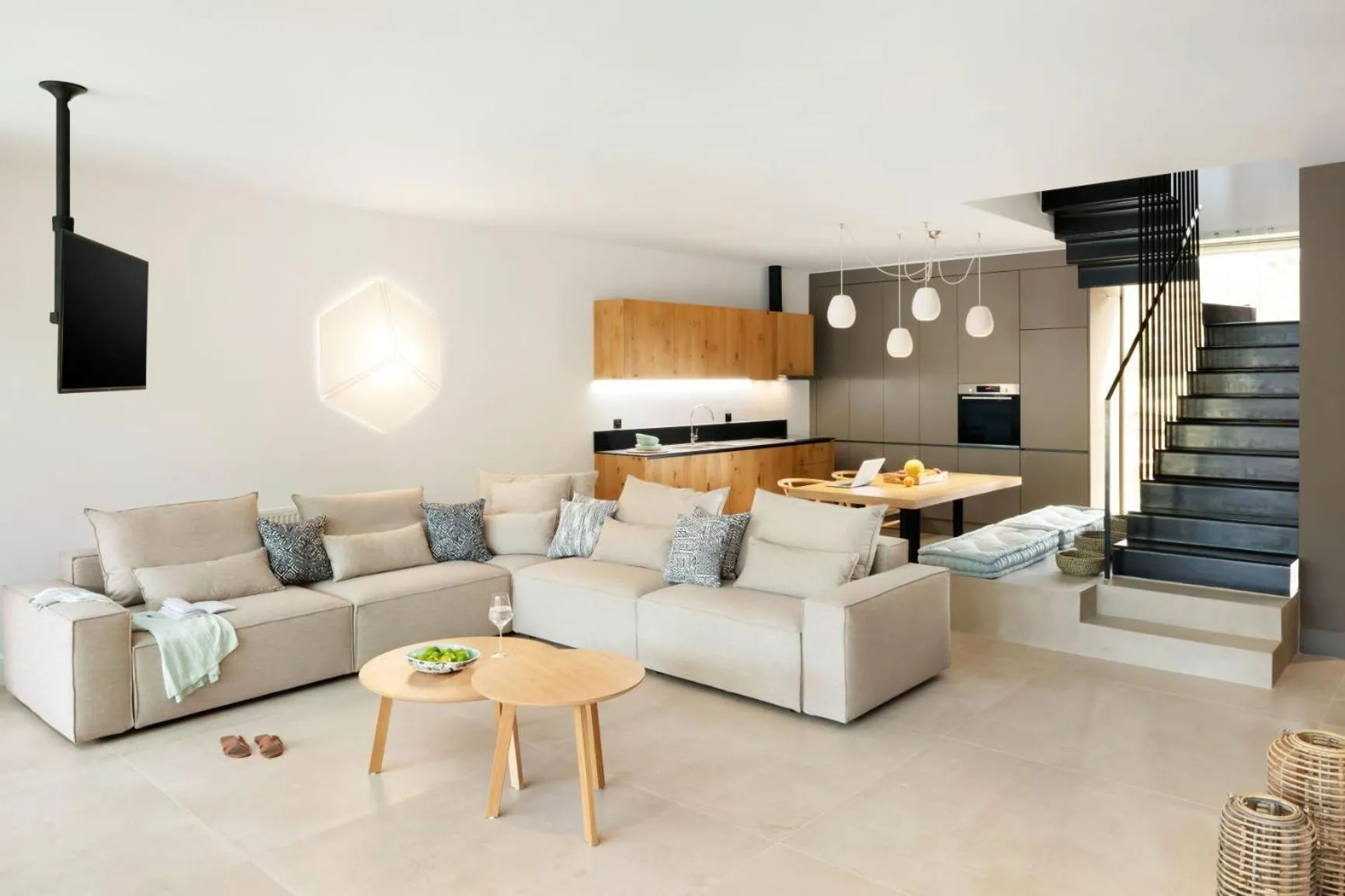 Living room in Amantes Villas and Suites