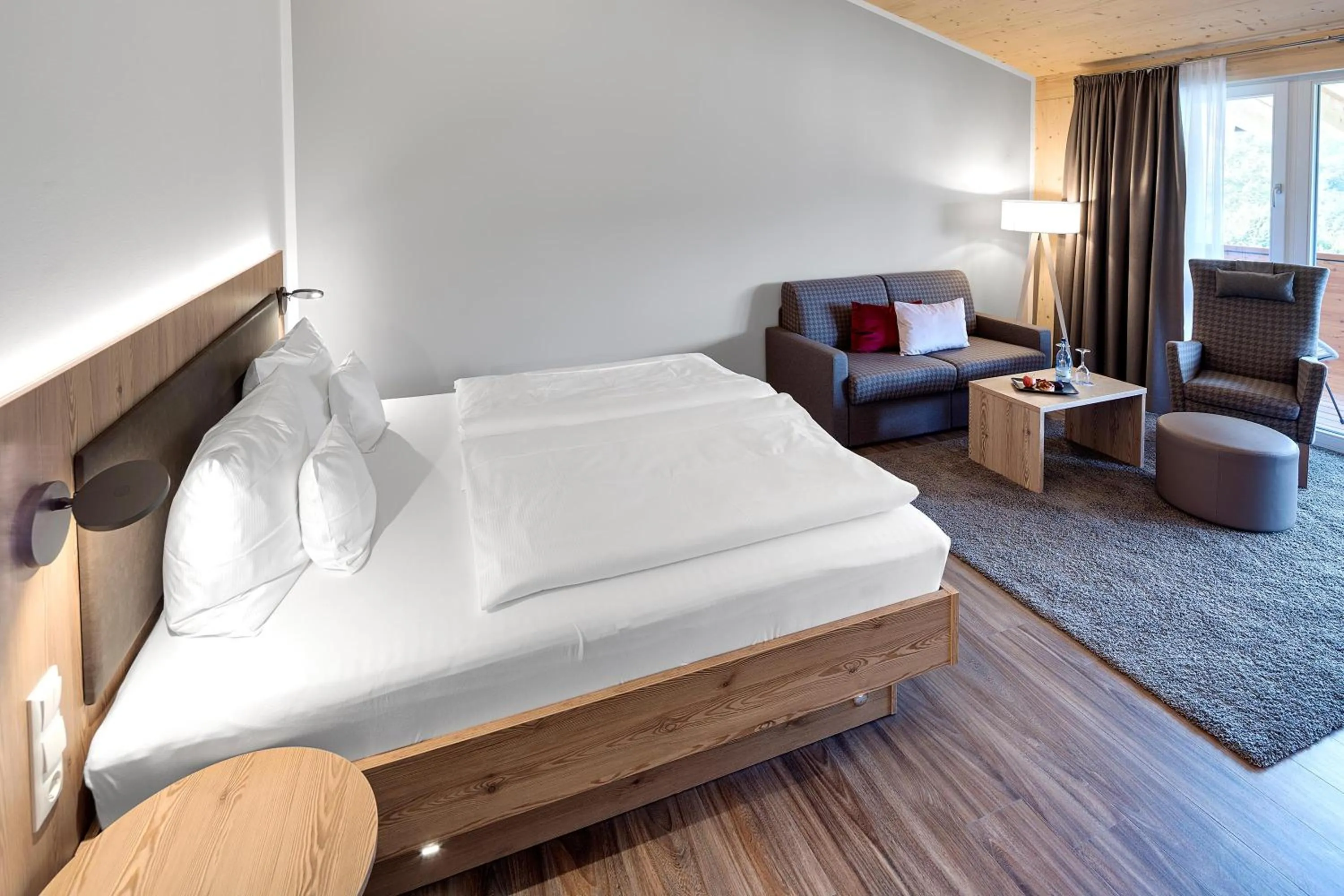 Bed in Hotel Kühberg