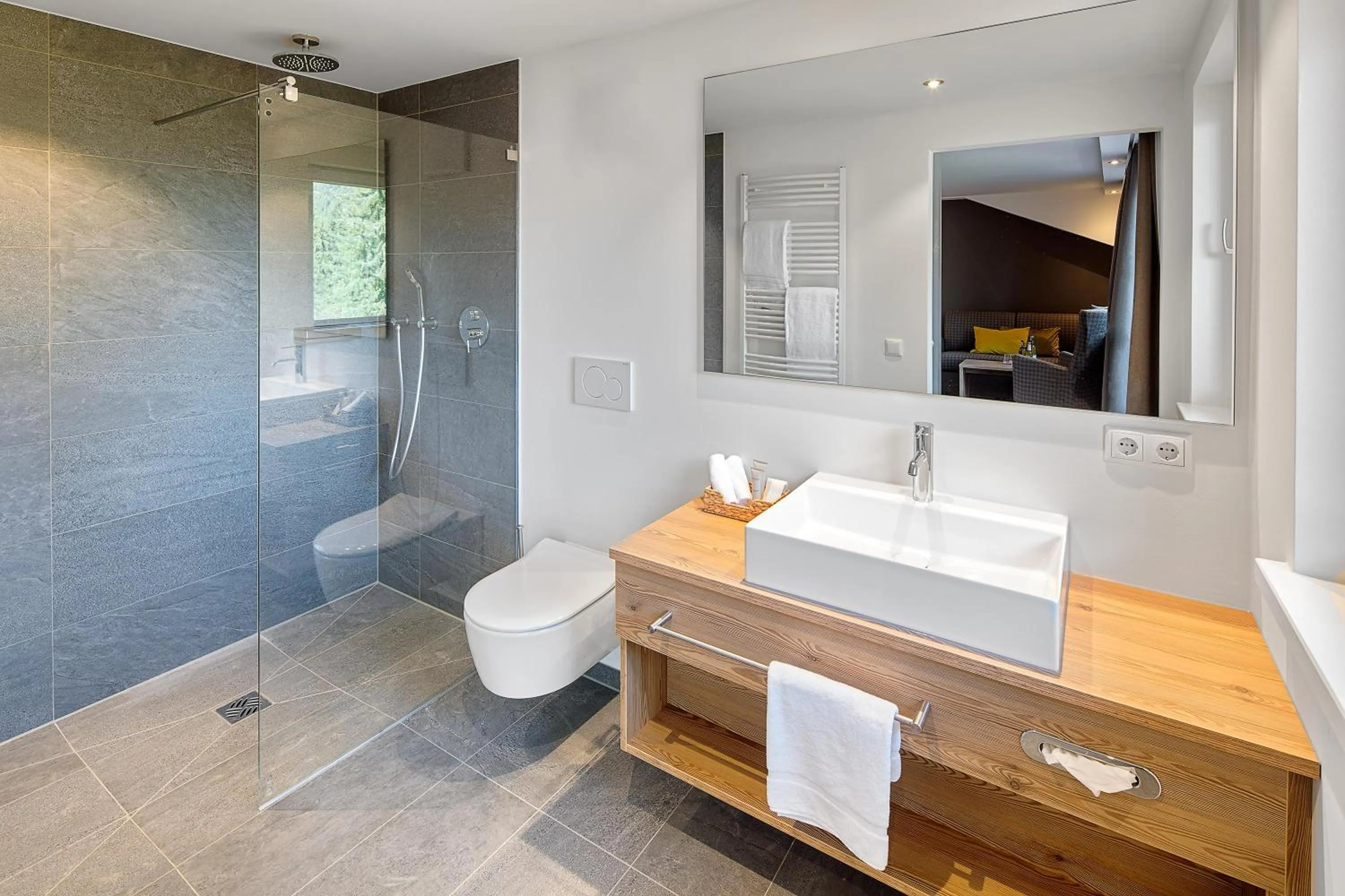 Bathroom in Hotel Kühberg