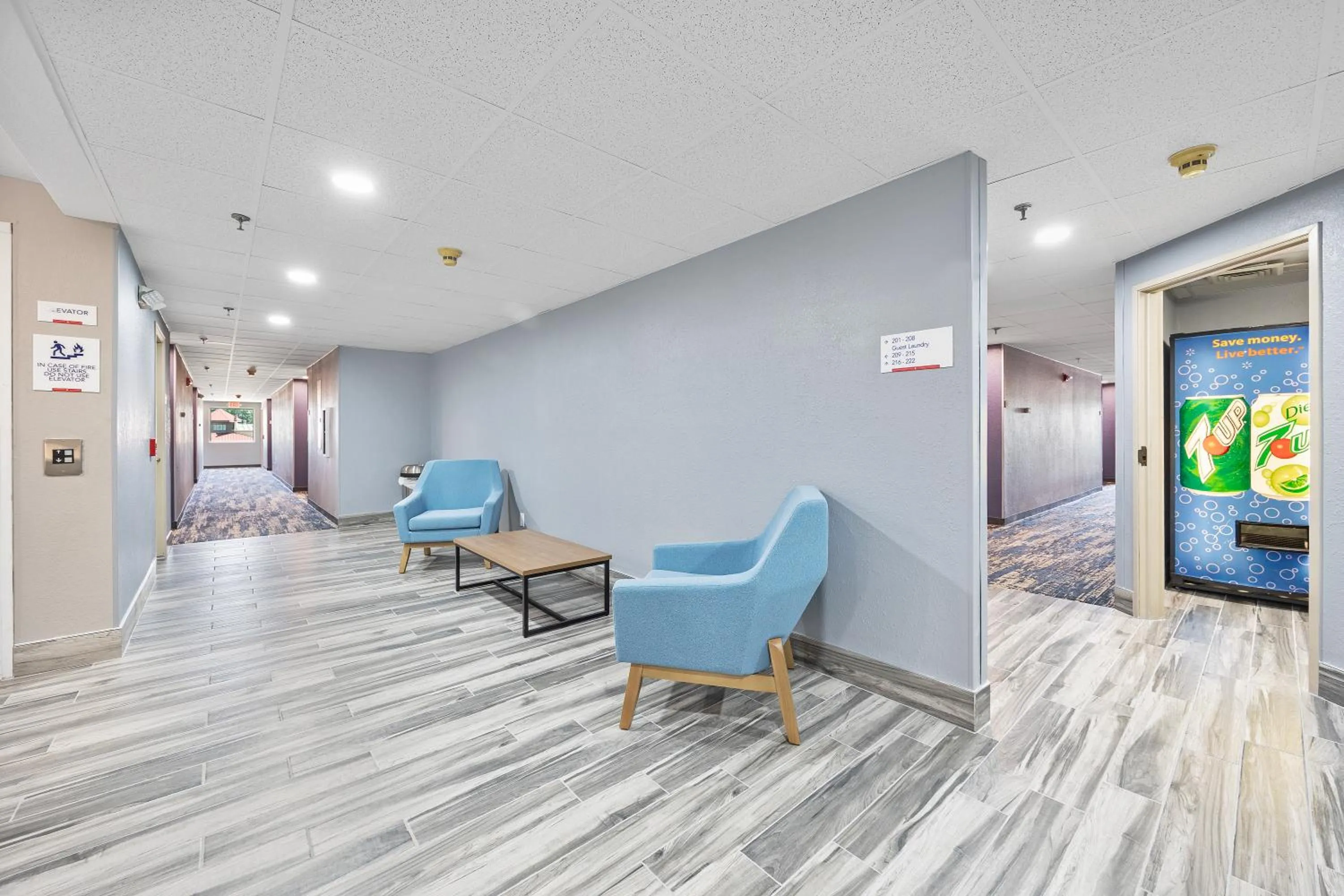 Seating area in AmericInn by Wyndham Urbana Champaign University Area