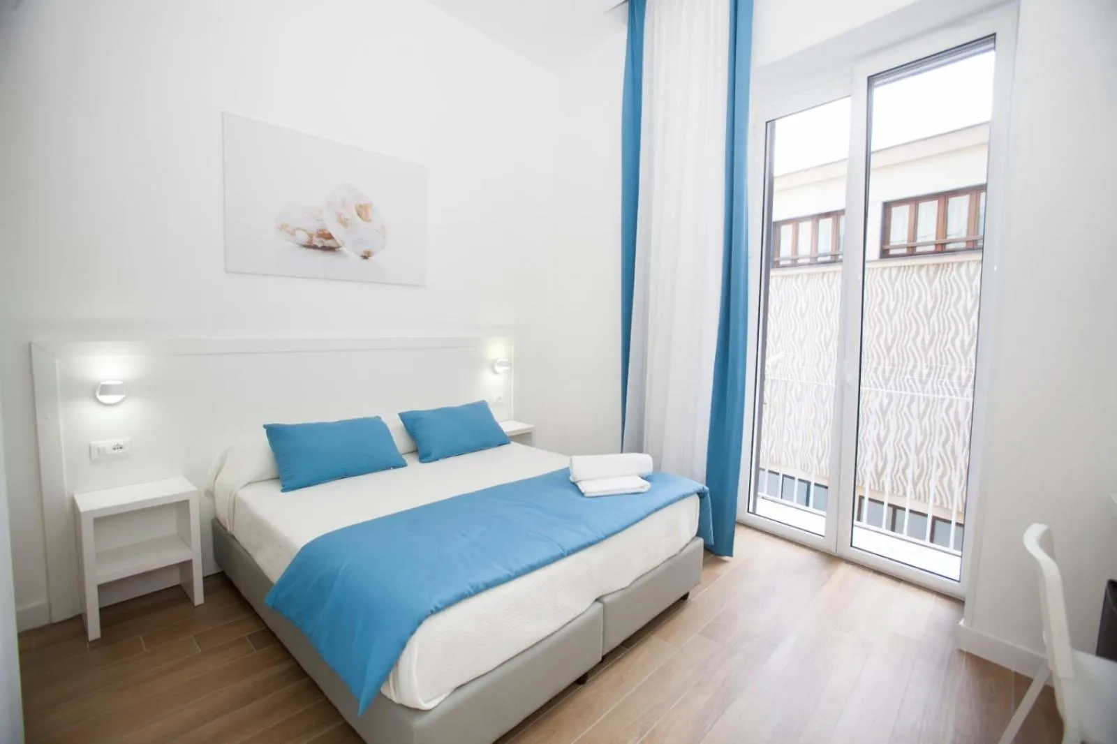 Bedroom, Bed in Mediterranean rooms