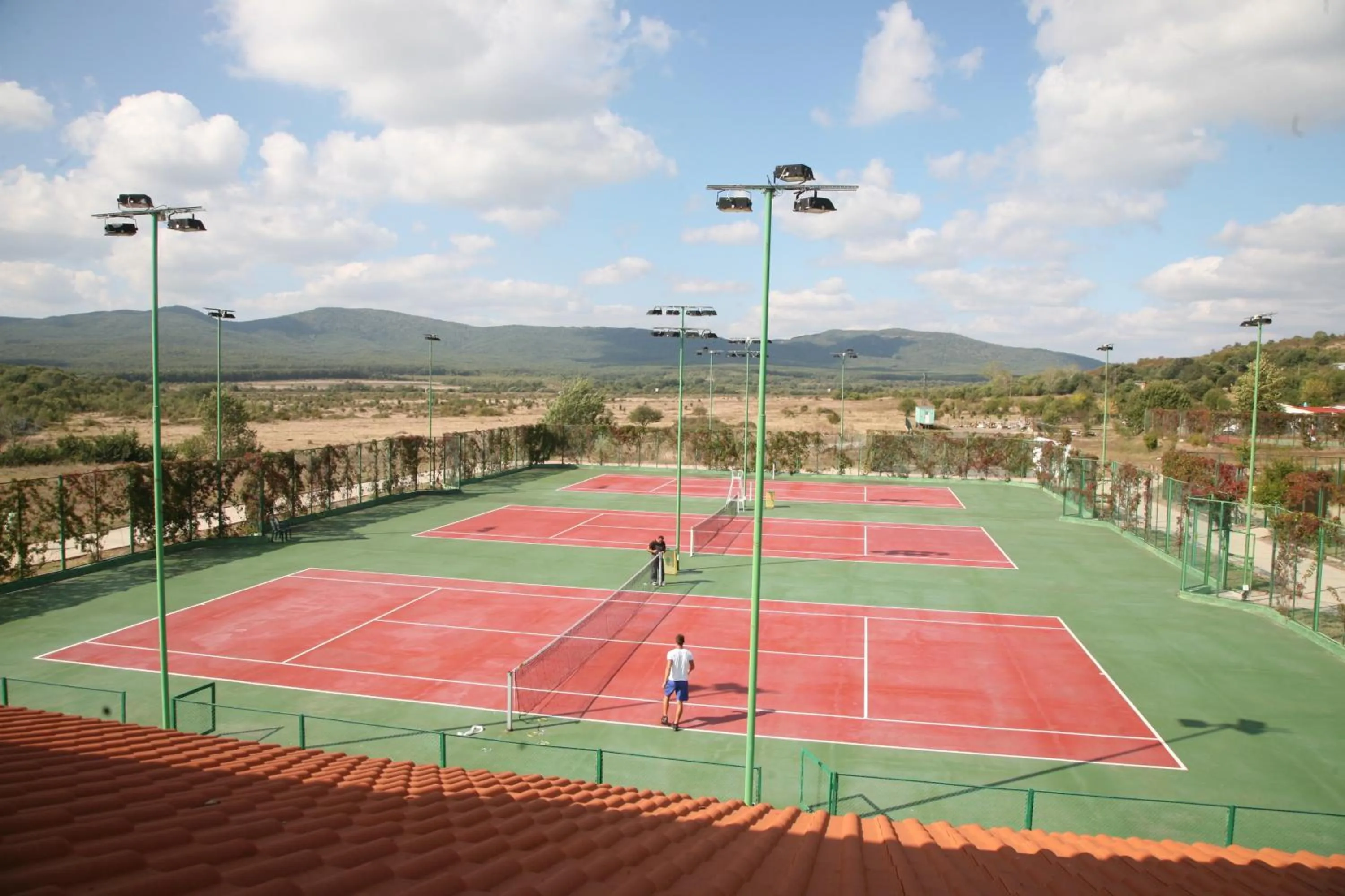 Tennis court in Duni Pelican Hotel - All Inclusive