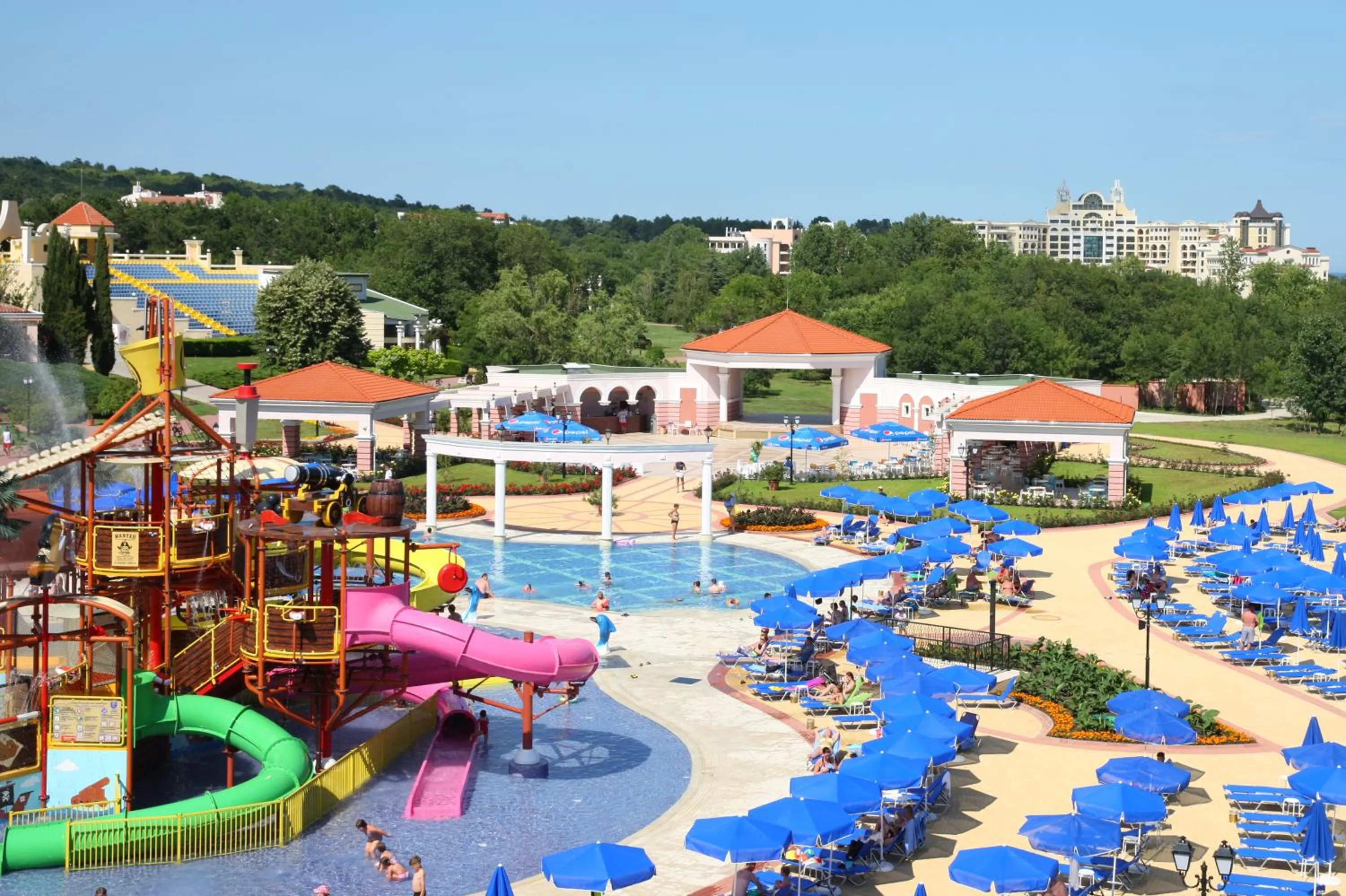 Aqua park in Duni Pelican Hotel - All Inclusive