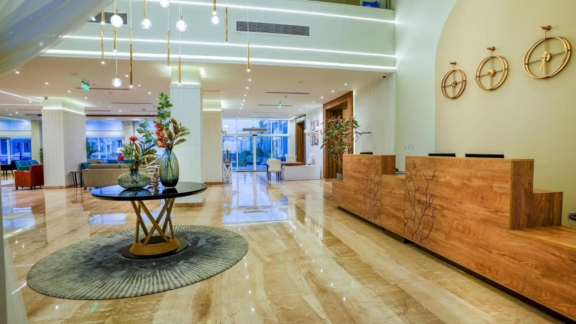 Lobby or reception in SeaVille Beach Hotel by Elite Hotels & Resorts