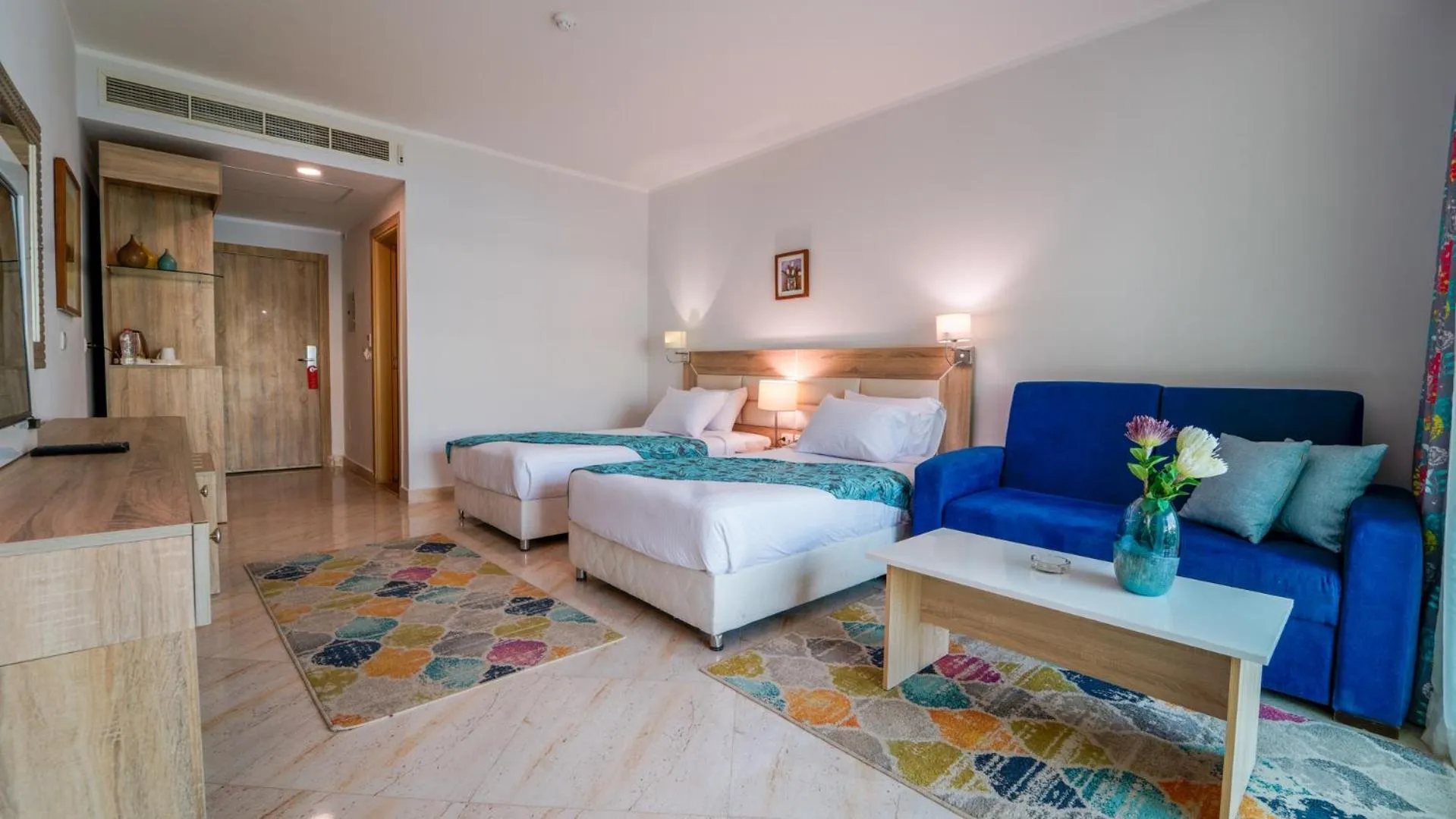 Bed in SeaVille Beach Hotel by Elite Hotels & Resorts