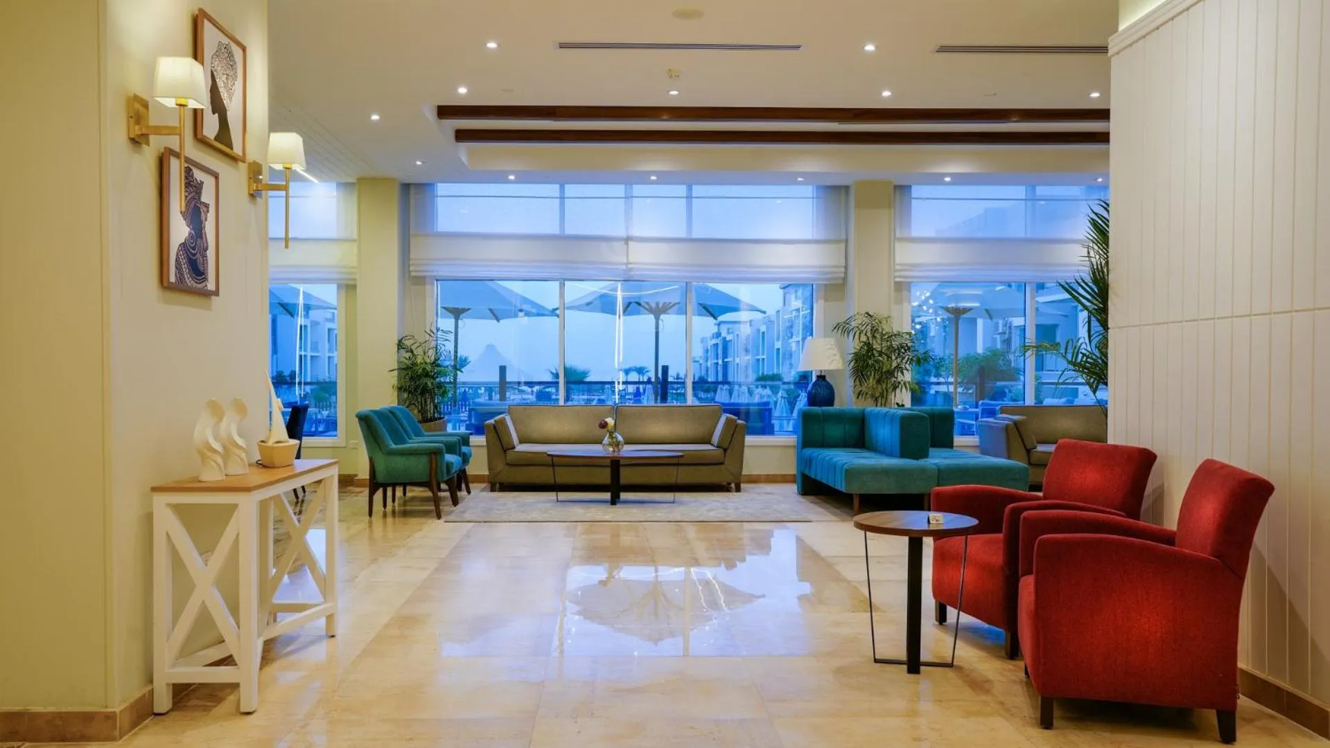 Seating area in SeaVille Beach Hotel by Elite Hotels & Resorts