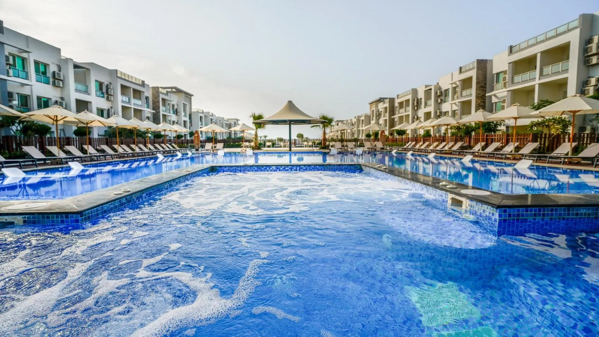 Pool view in SeaVille Beach Hotel by Elite Hotels & Resorts