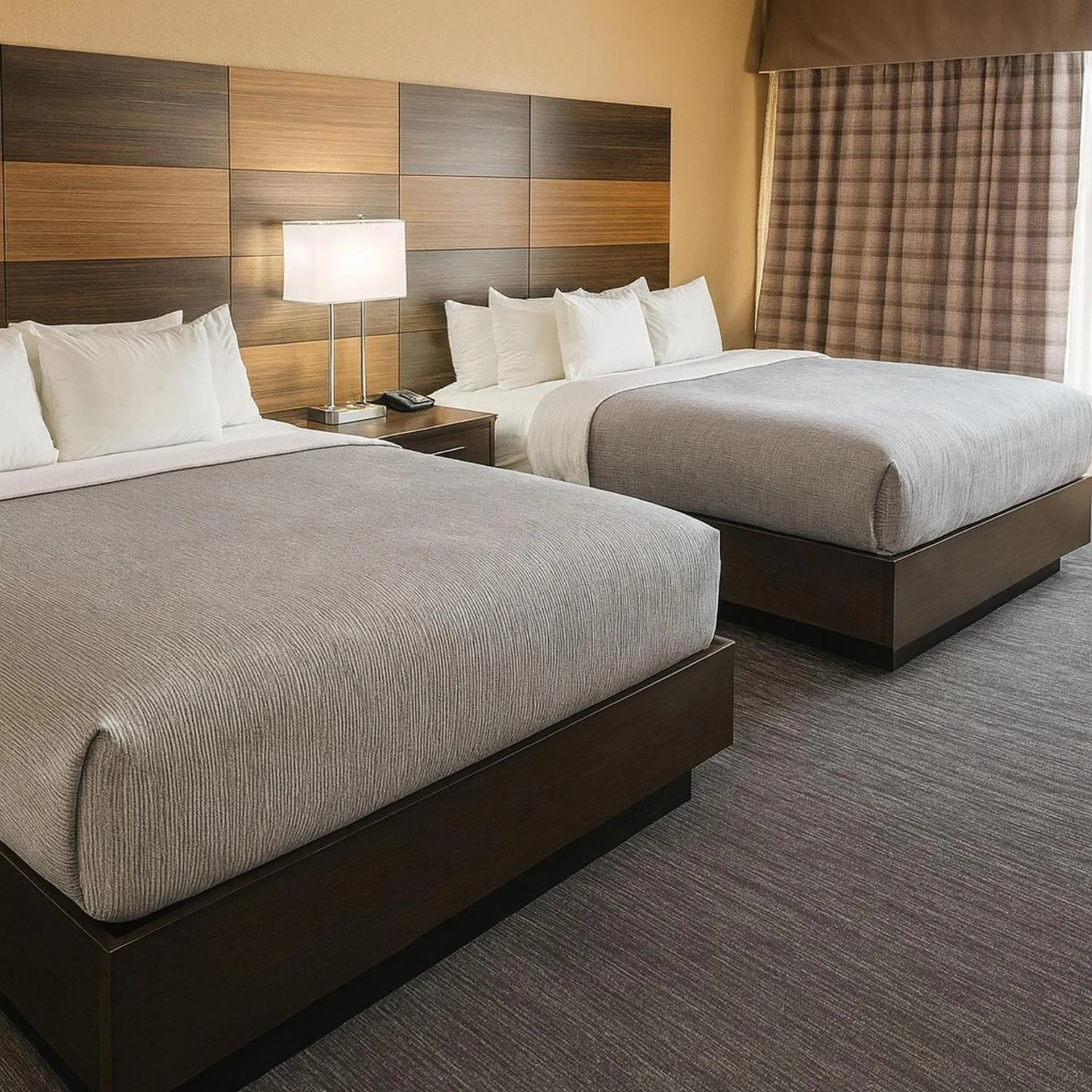 Bed in Quality Inn and Conference Center