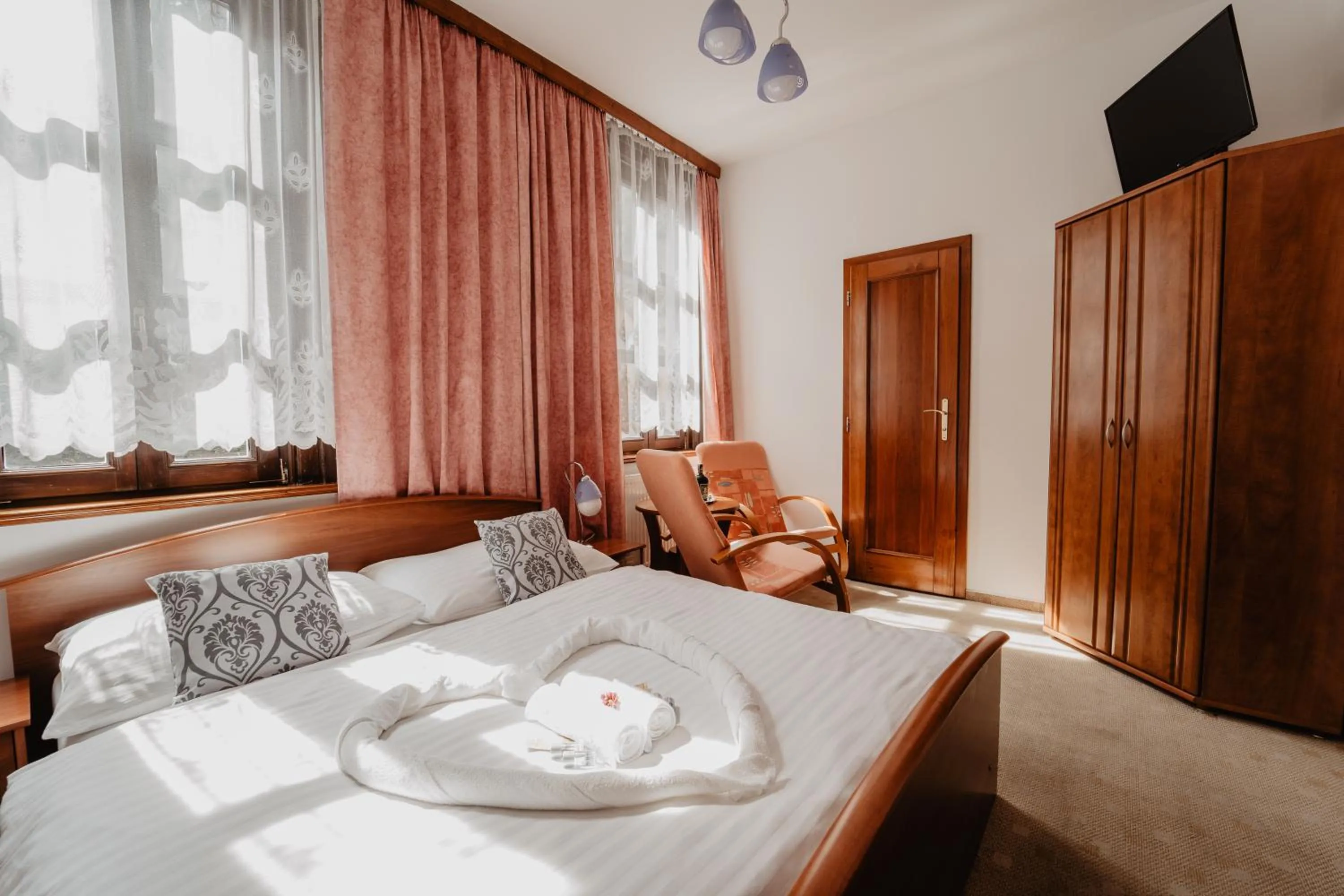 Bed in Hotel U Lípy