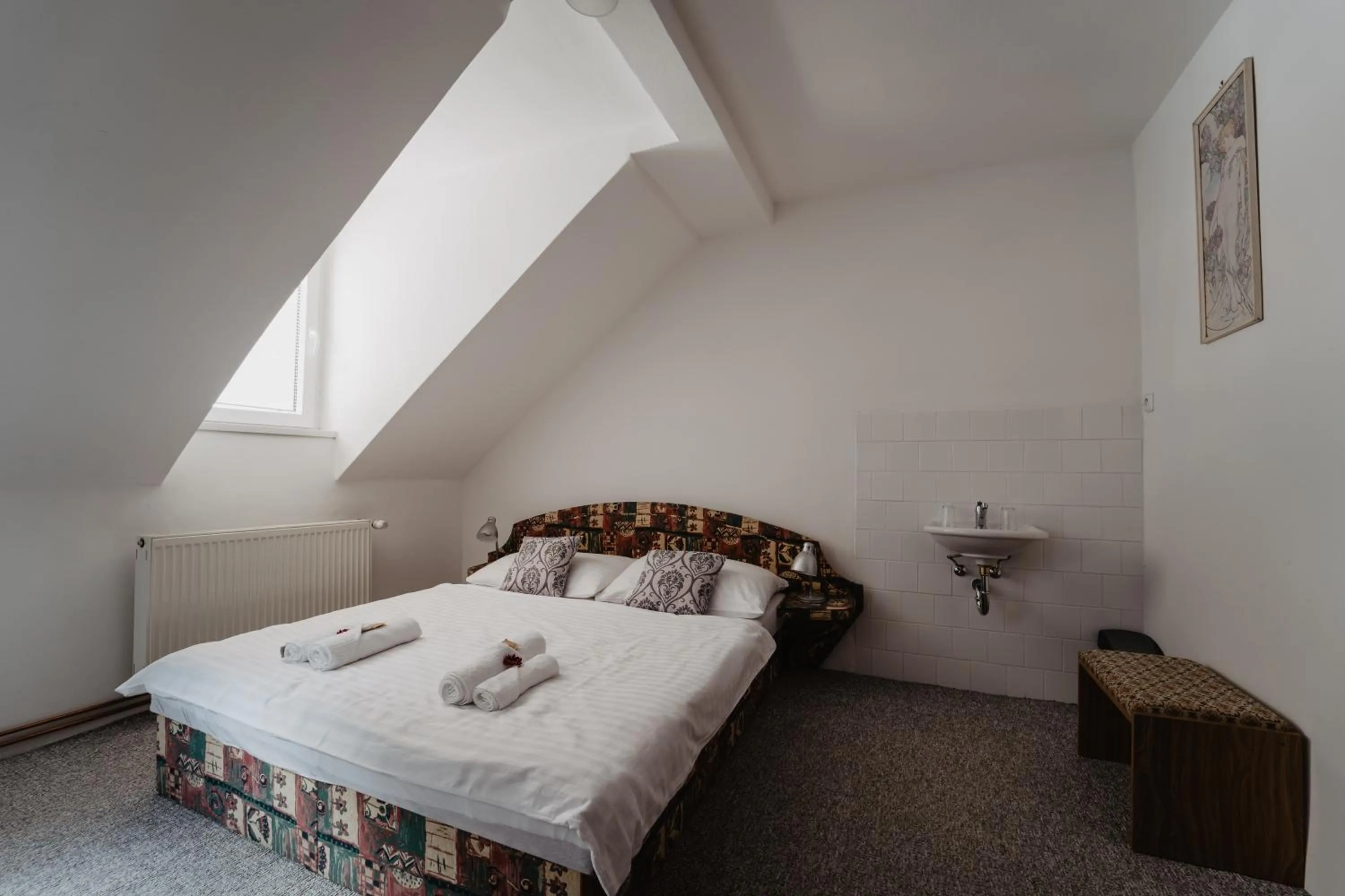 Bed in Hotel U Lípy
