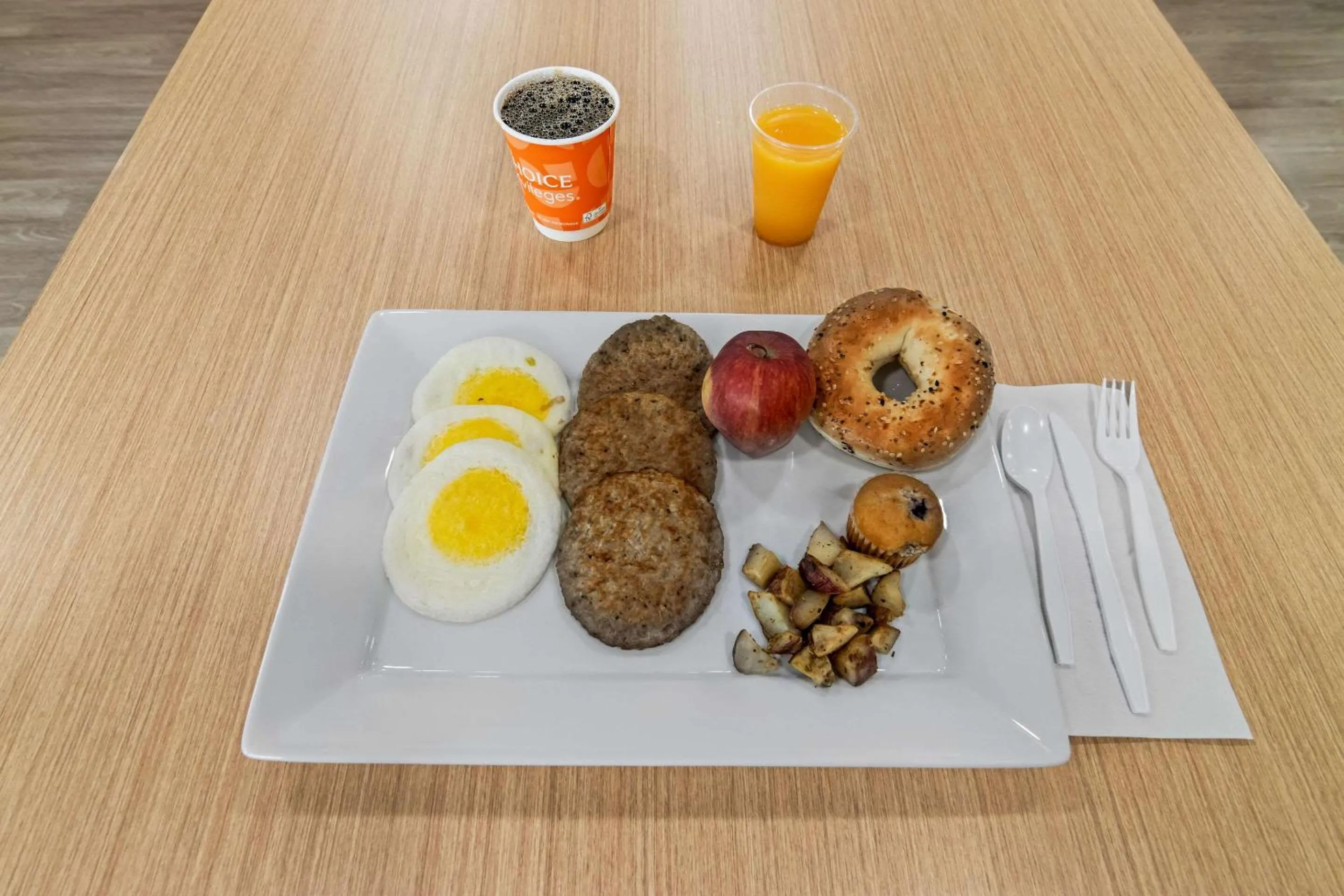 Breakfast in Comfort Inn Schererville