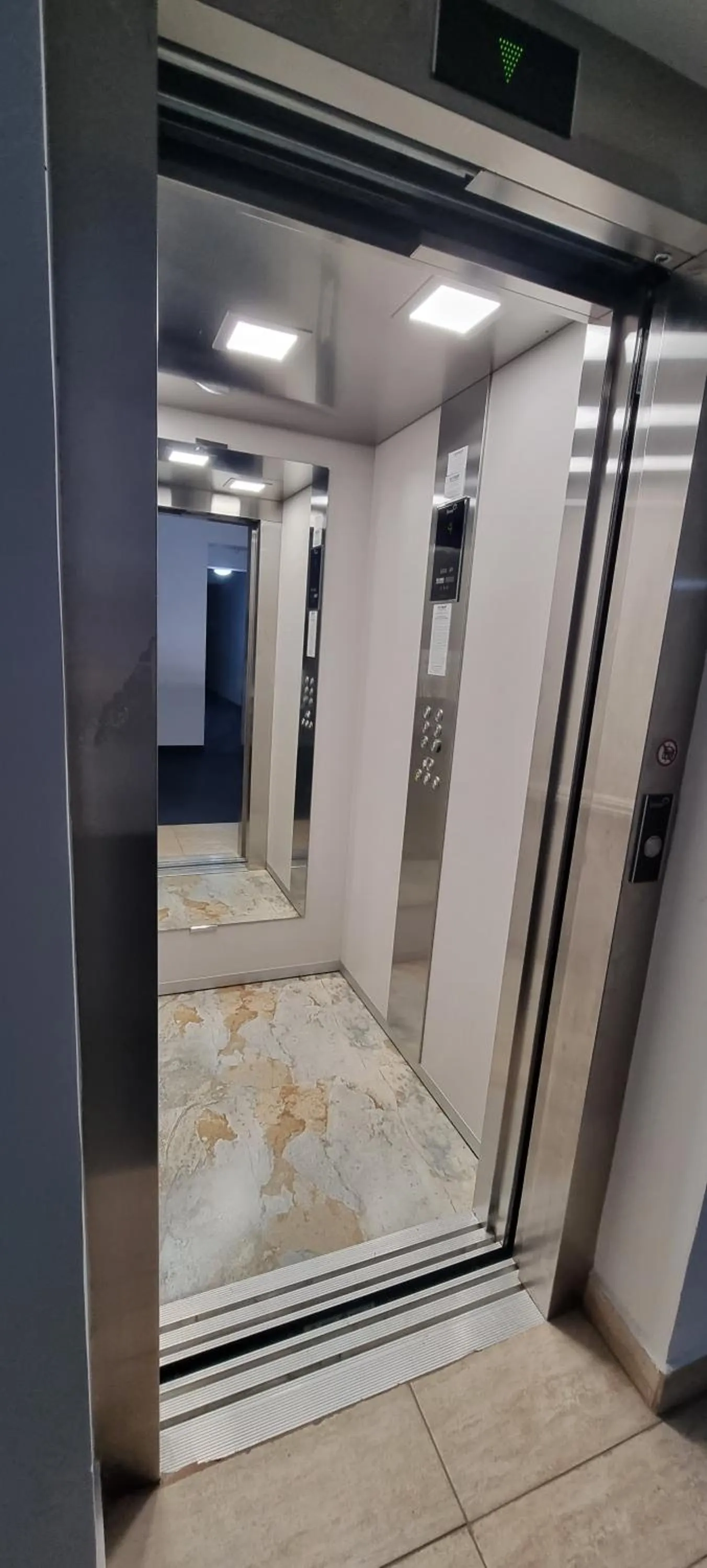 elevator in Hotel Blue Sky Resort