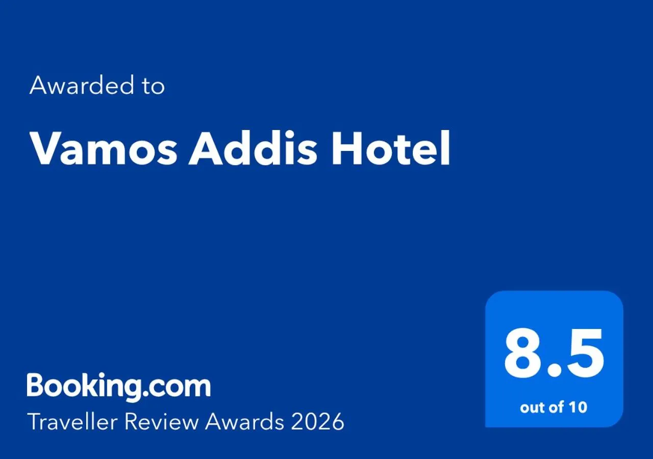 Certificate/Award in Vamos Addis Hotel