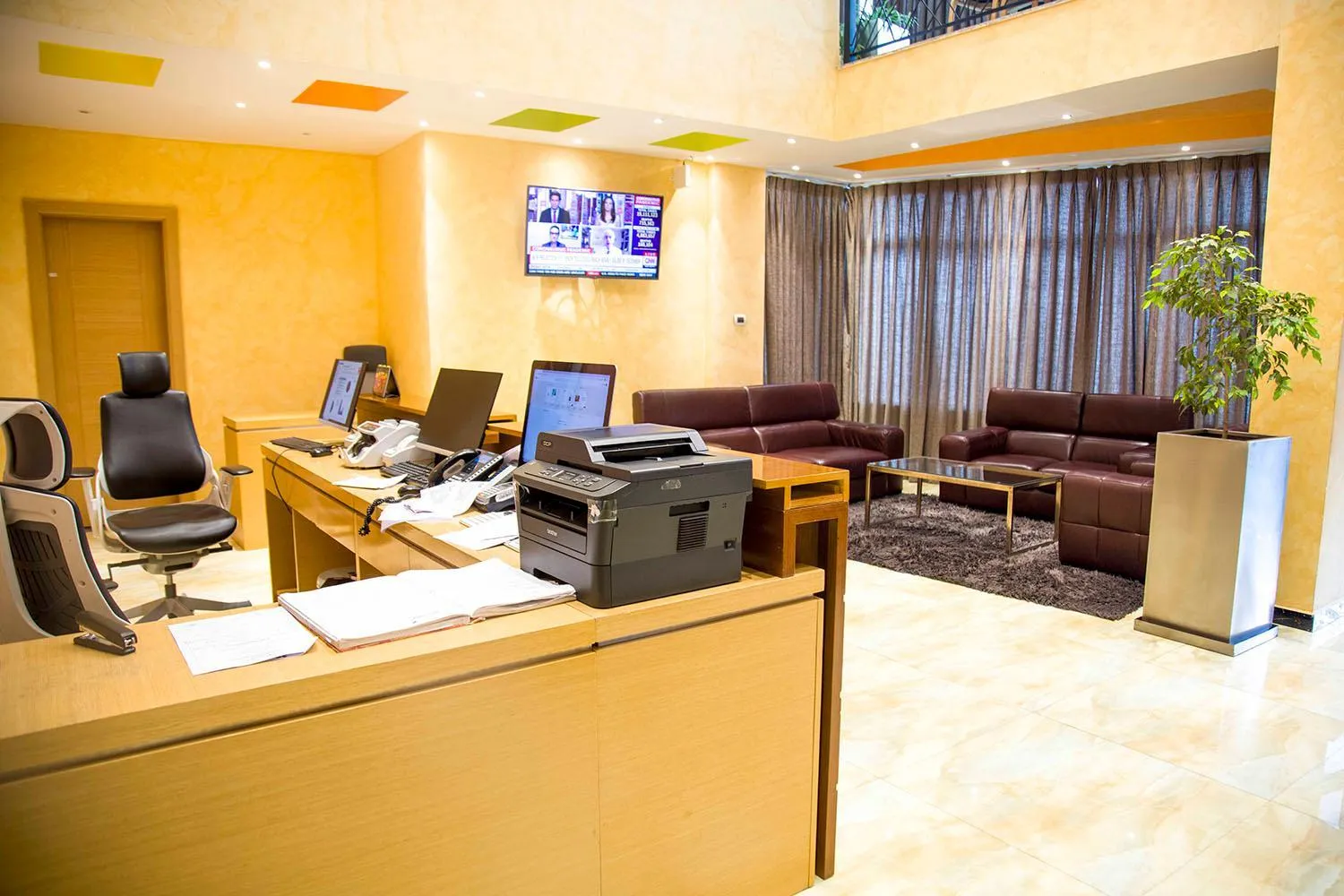 Lobby or reception in Vamos Addis Hotel