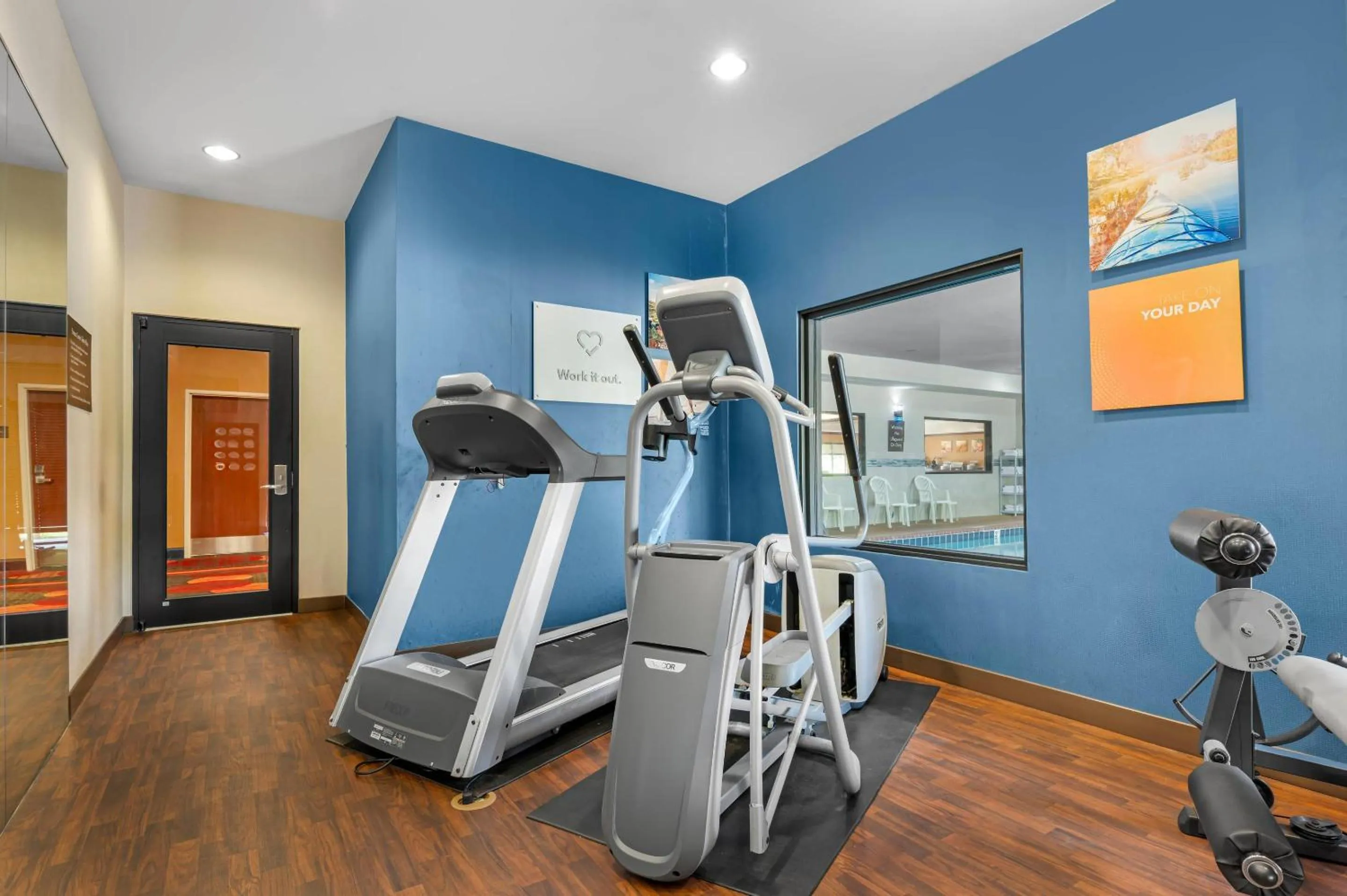 Fitness centre/facilities in Comfort Suites South Bend Near Casino