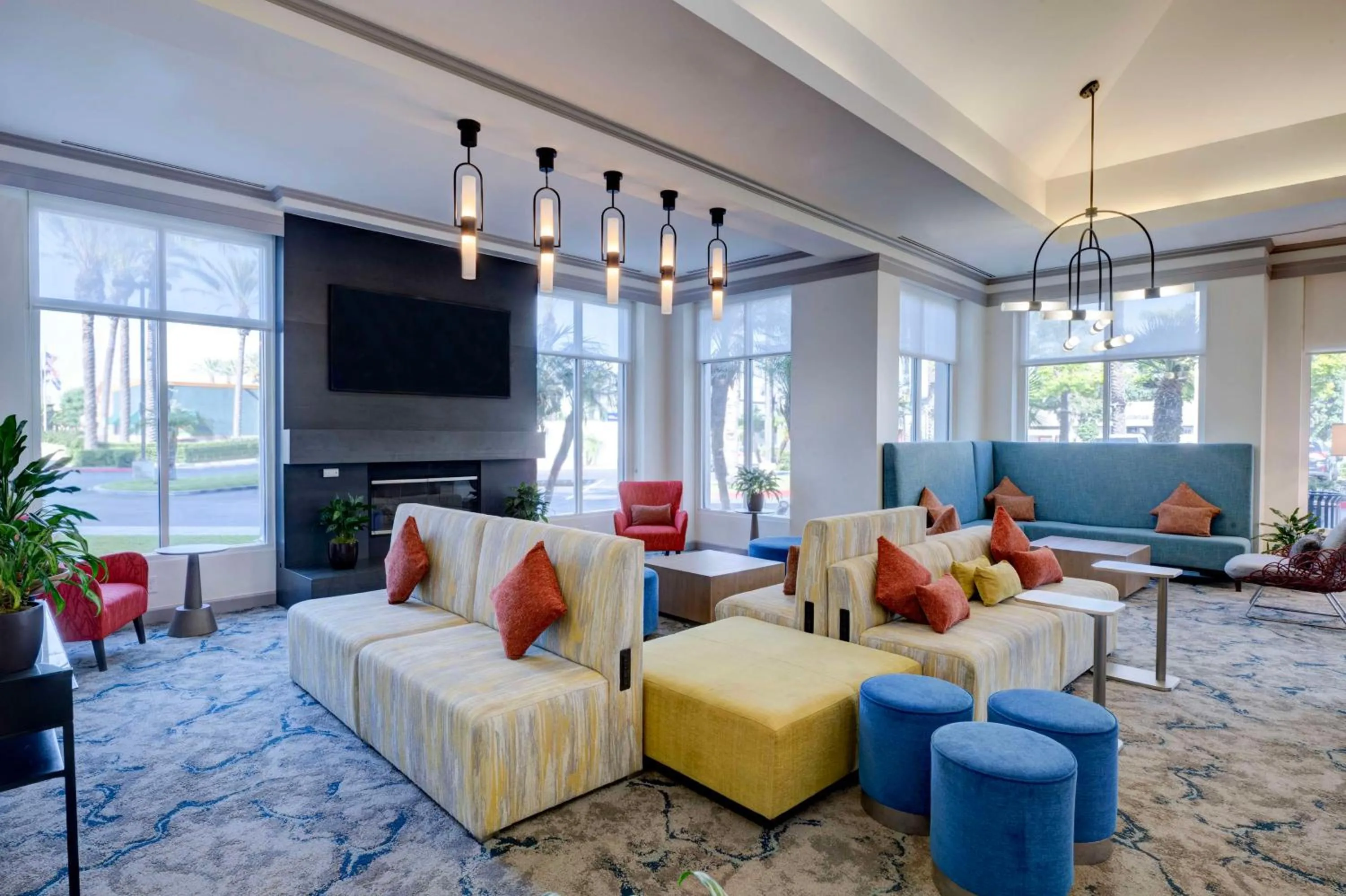 Lobby or reception in Hilton Garden Inn Anaheim/Garden Grove