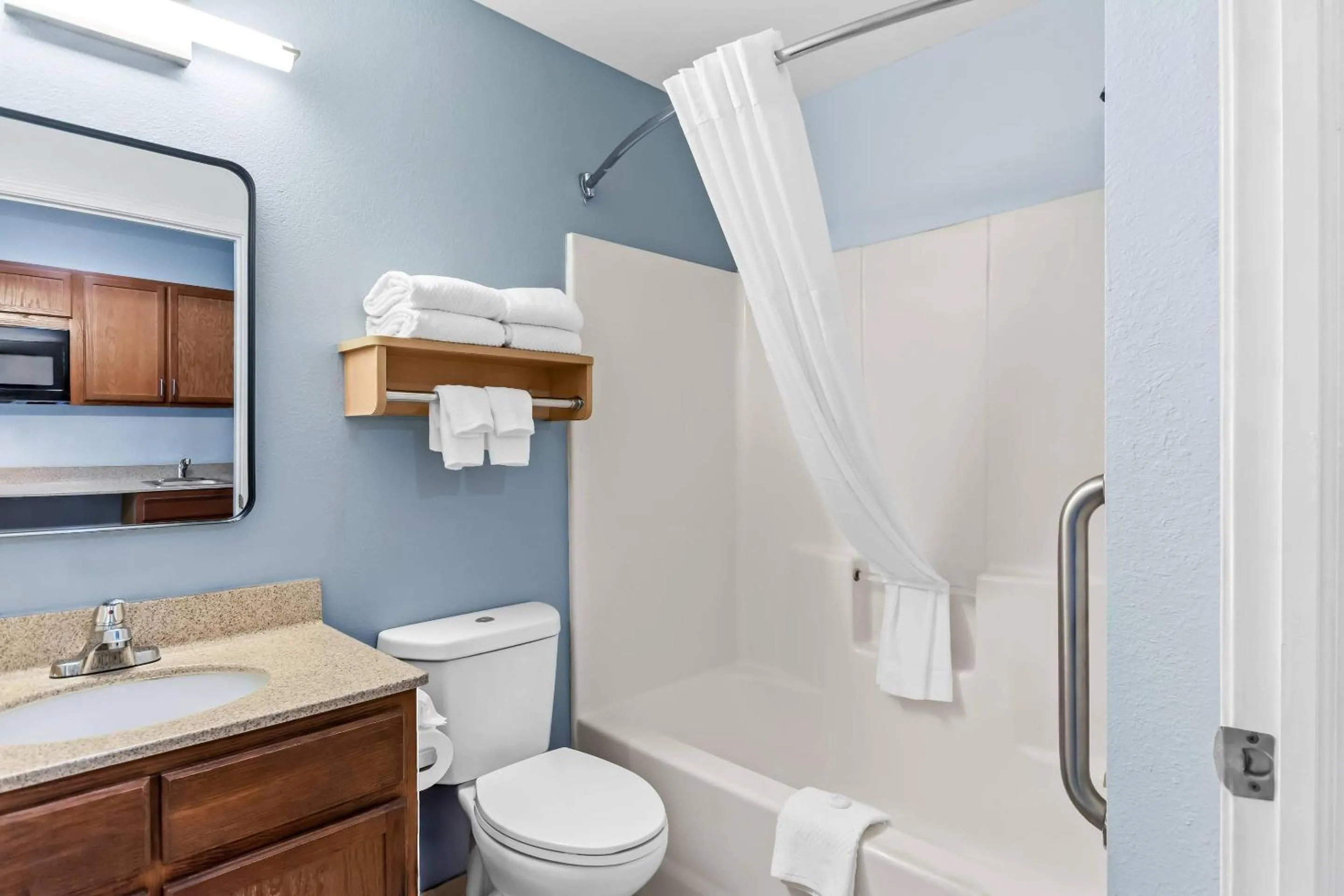 Bedroom in Suburban Studios Clarksville-Louisville North