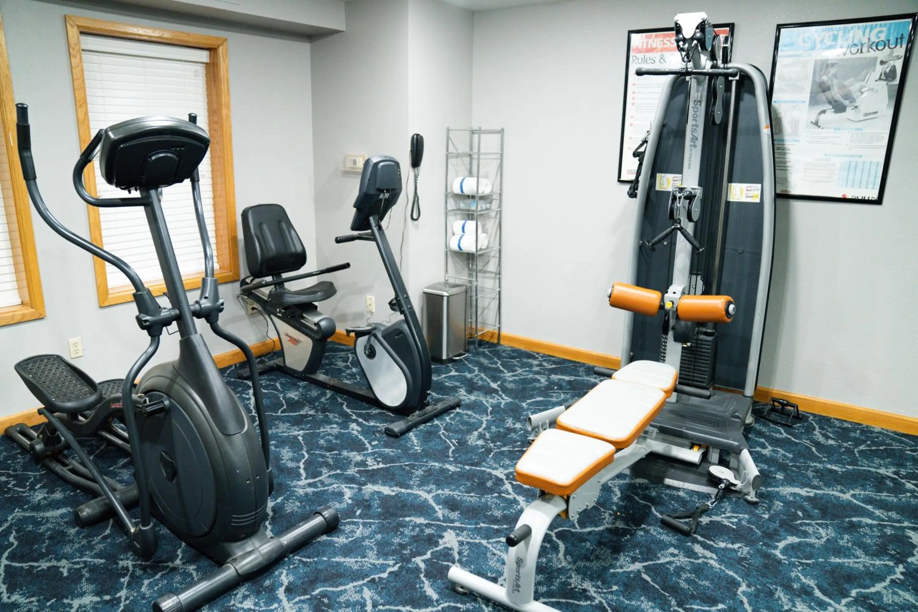 Fitness centre/facilities in Quality Inn Seymour I-65