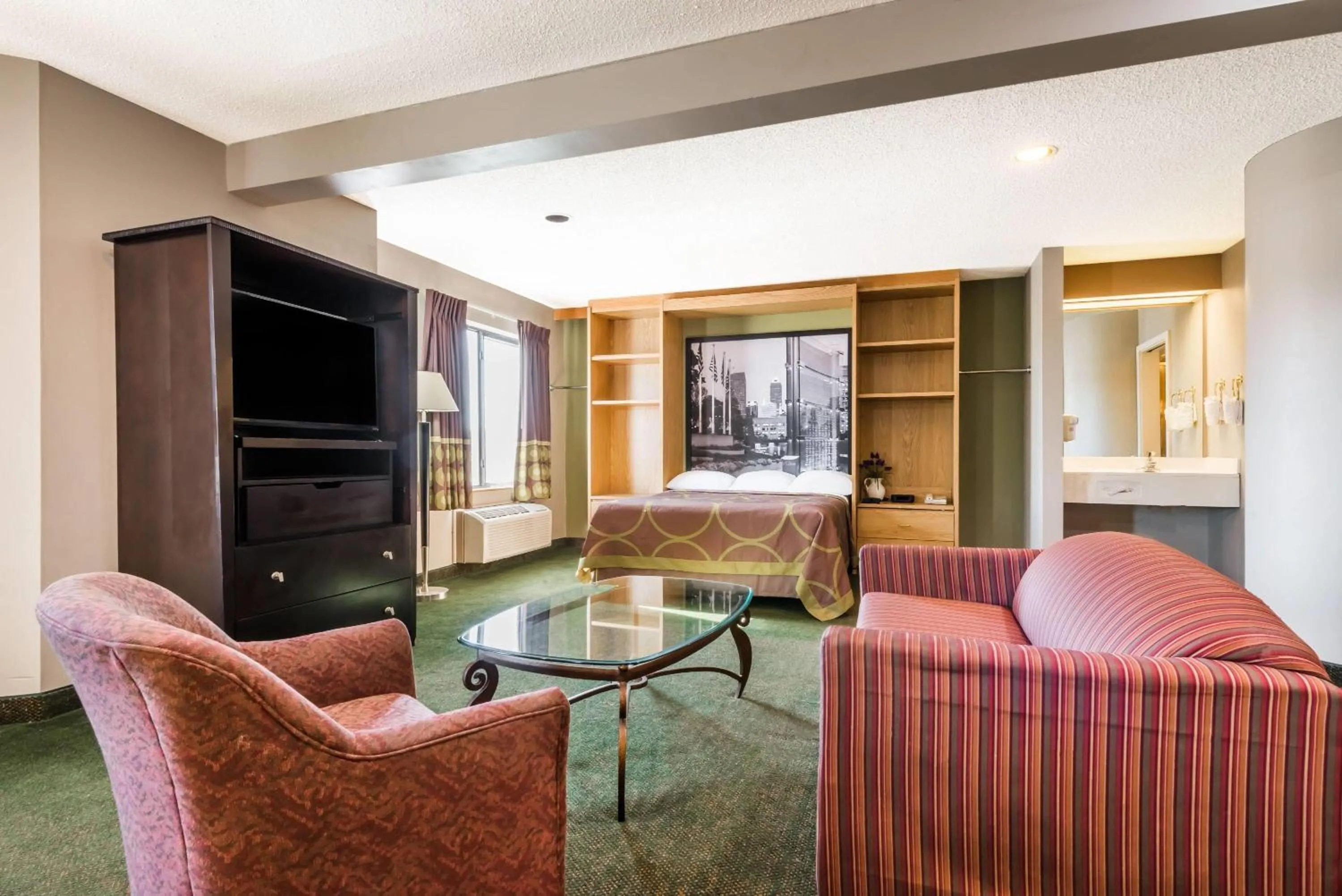 Photo of the whole room in Super 8 by Wyndham Jasper