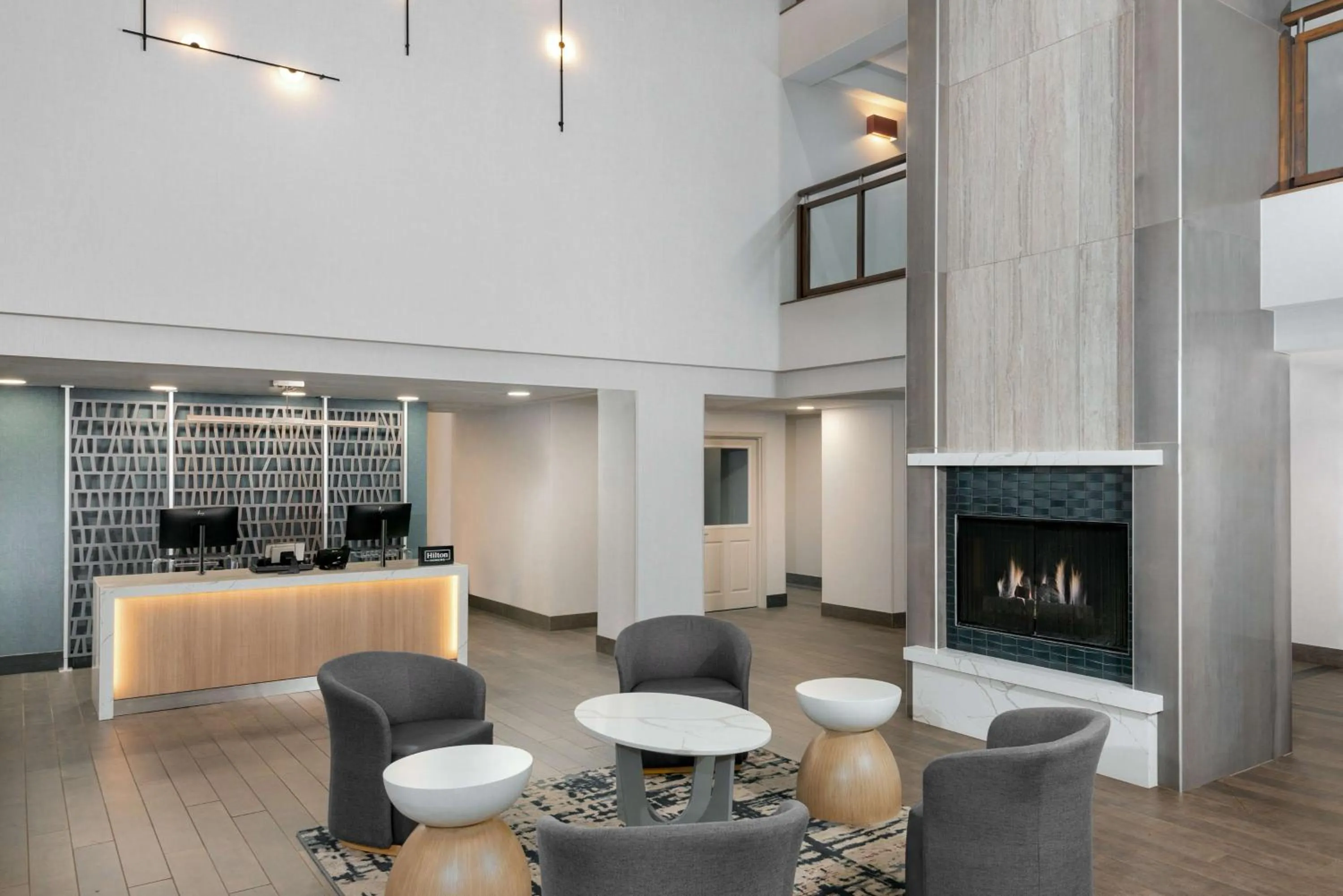 Lobby or reception in Homewood Suites by Hilton Buffalo/Airport