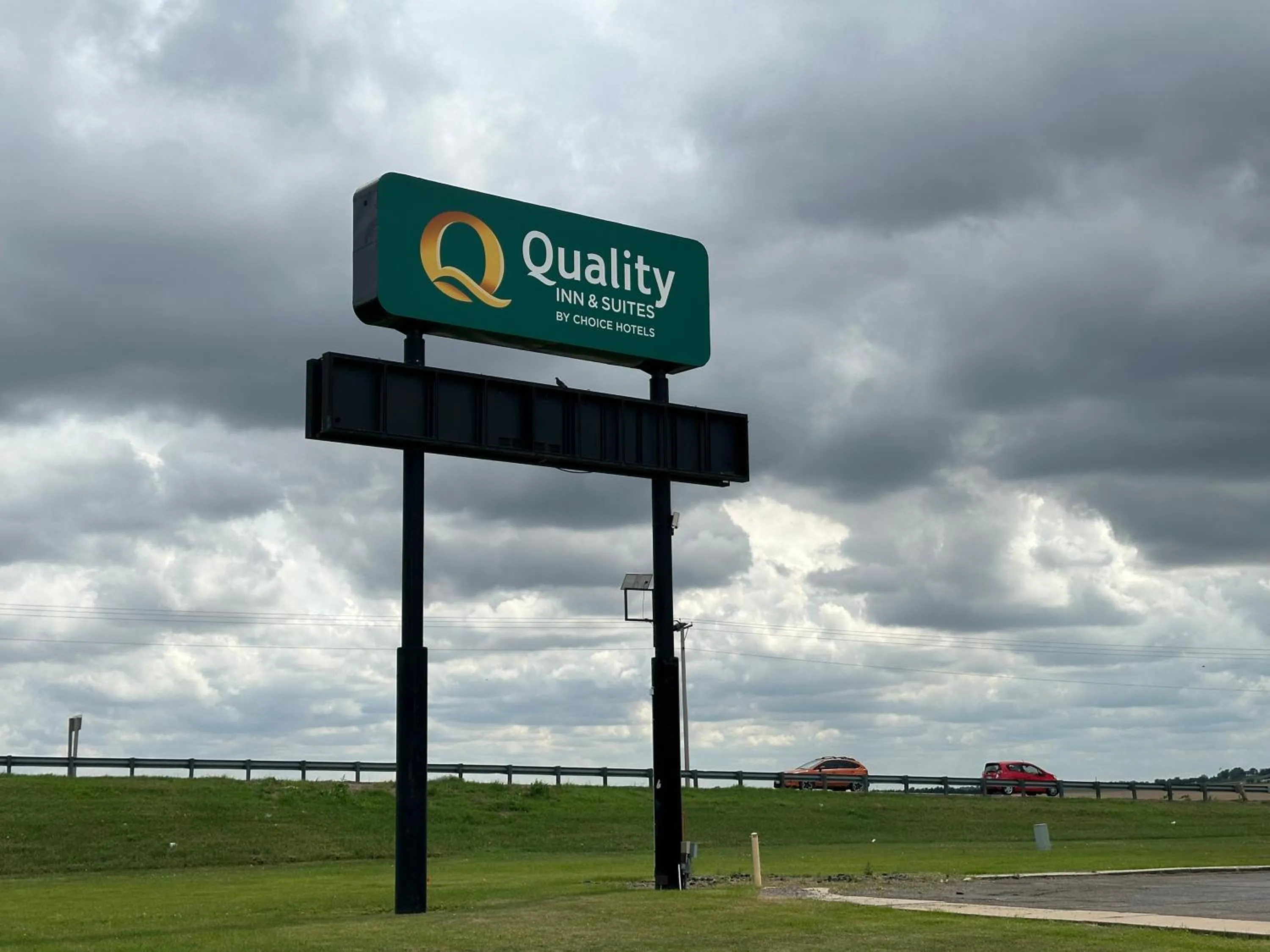 Property logo or sign in Quality Inn & Suites Salina West