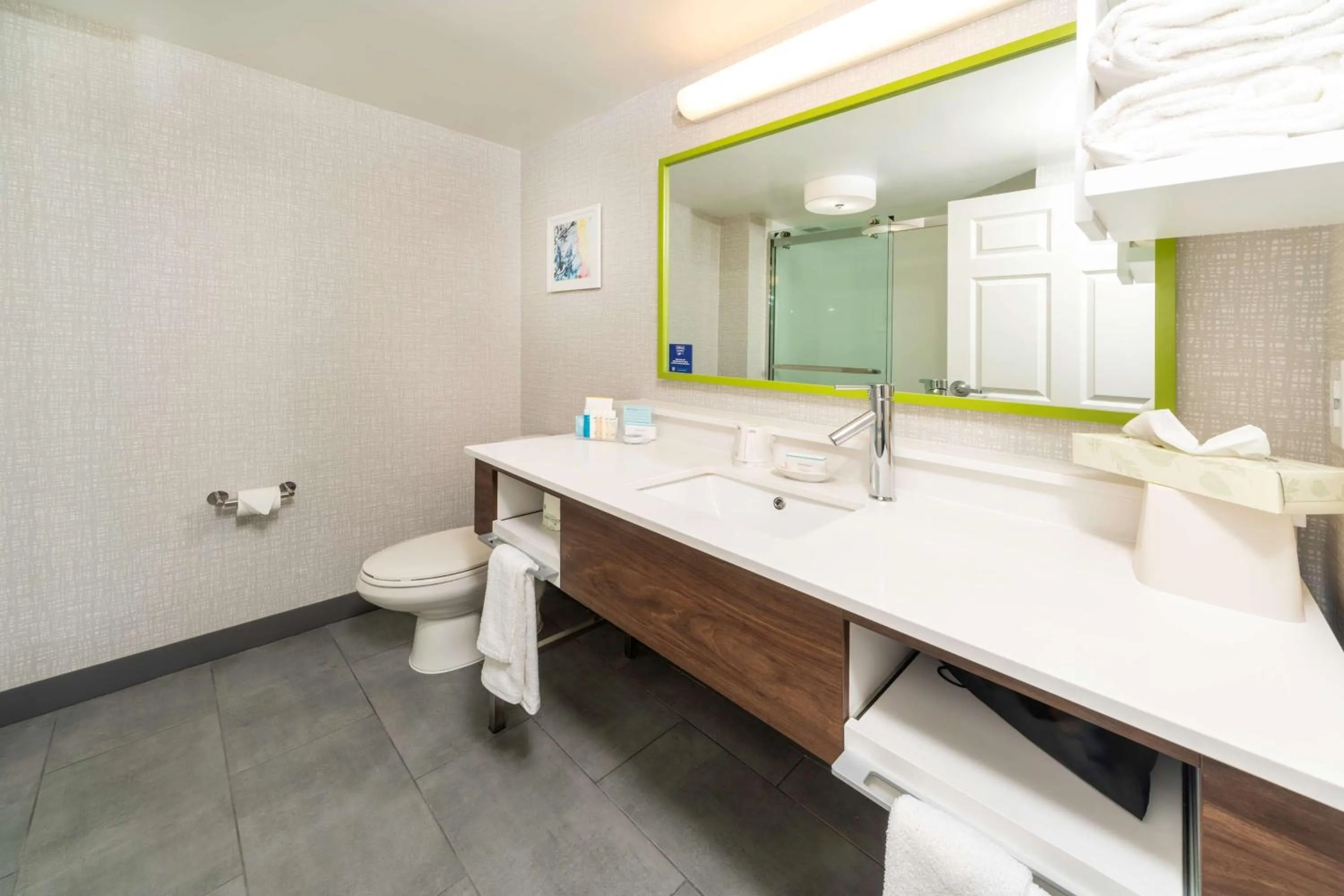 Bathroom in Hampton Inn Swedesboro Philadelphia