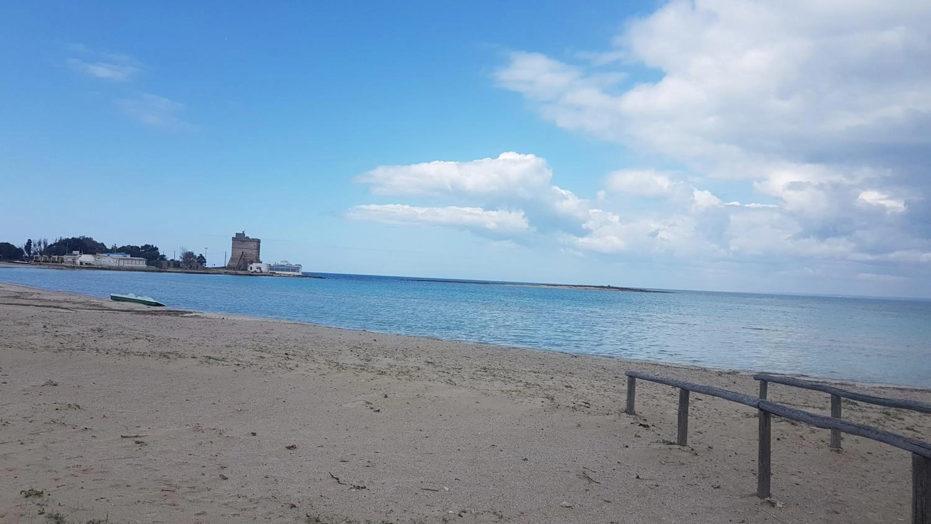 Beach in B&B villa brezza marina