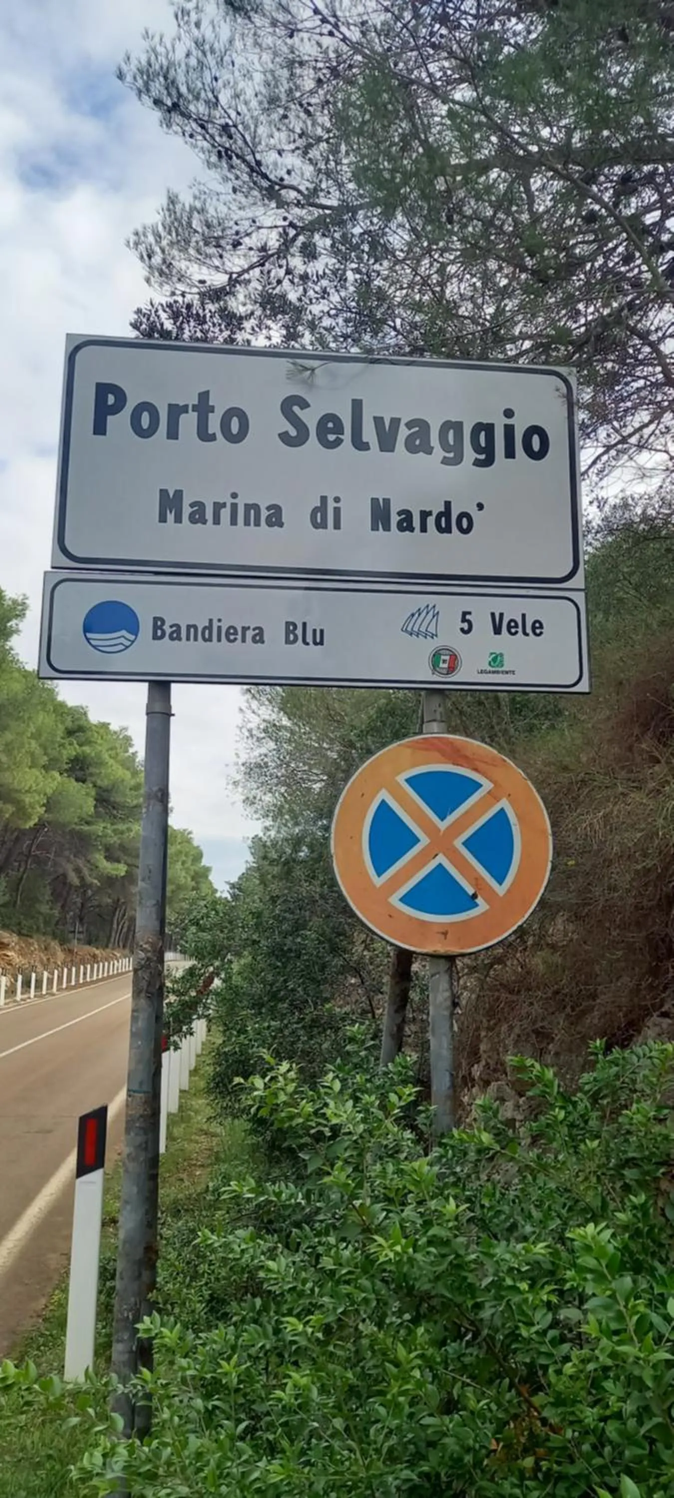 Natural landscape in B&B villa brezza marina