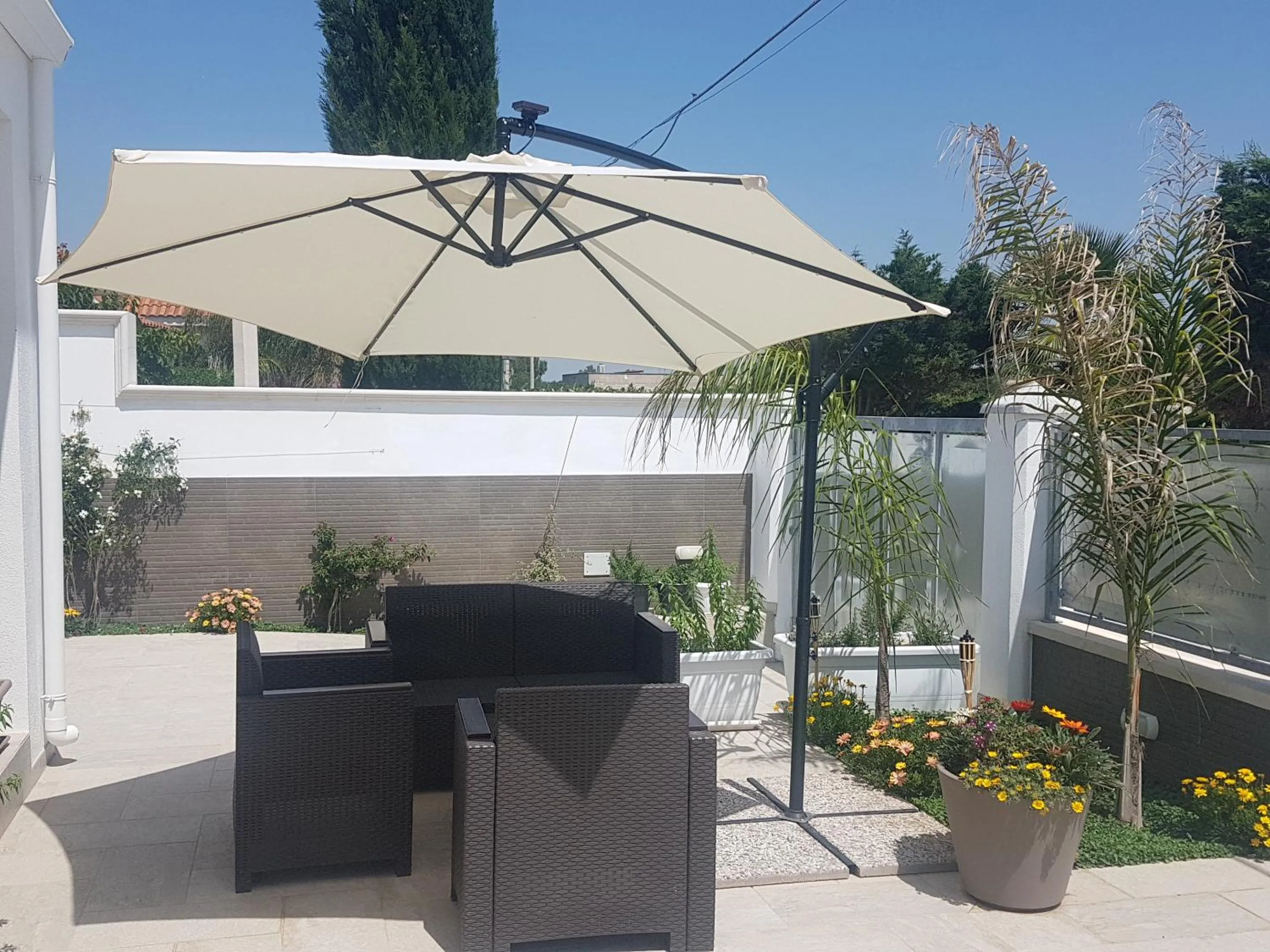 Patio in B&B villa brezza marina