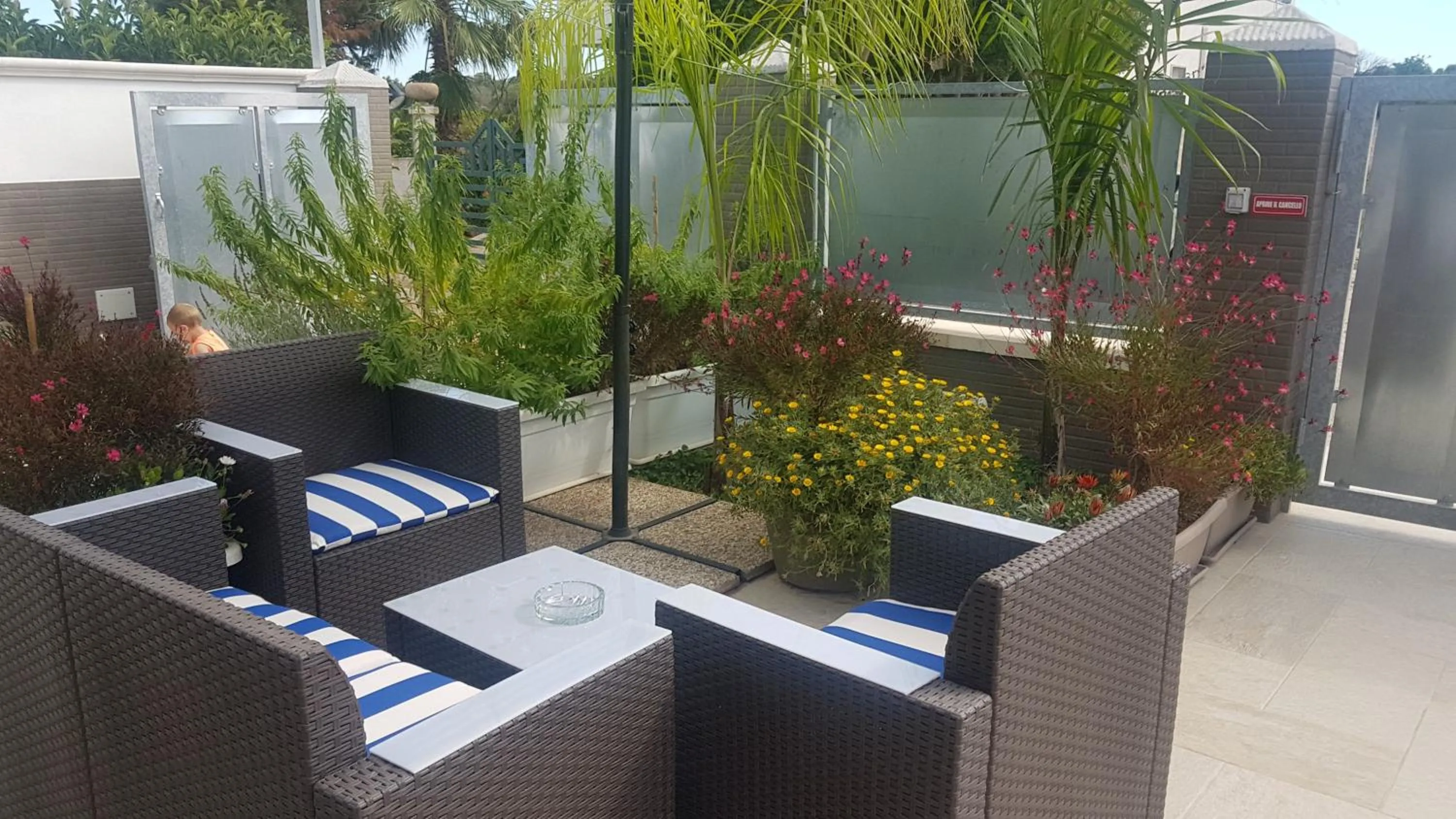 Patio in B&B villa brezza marina