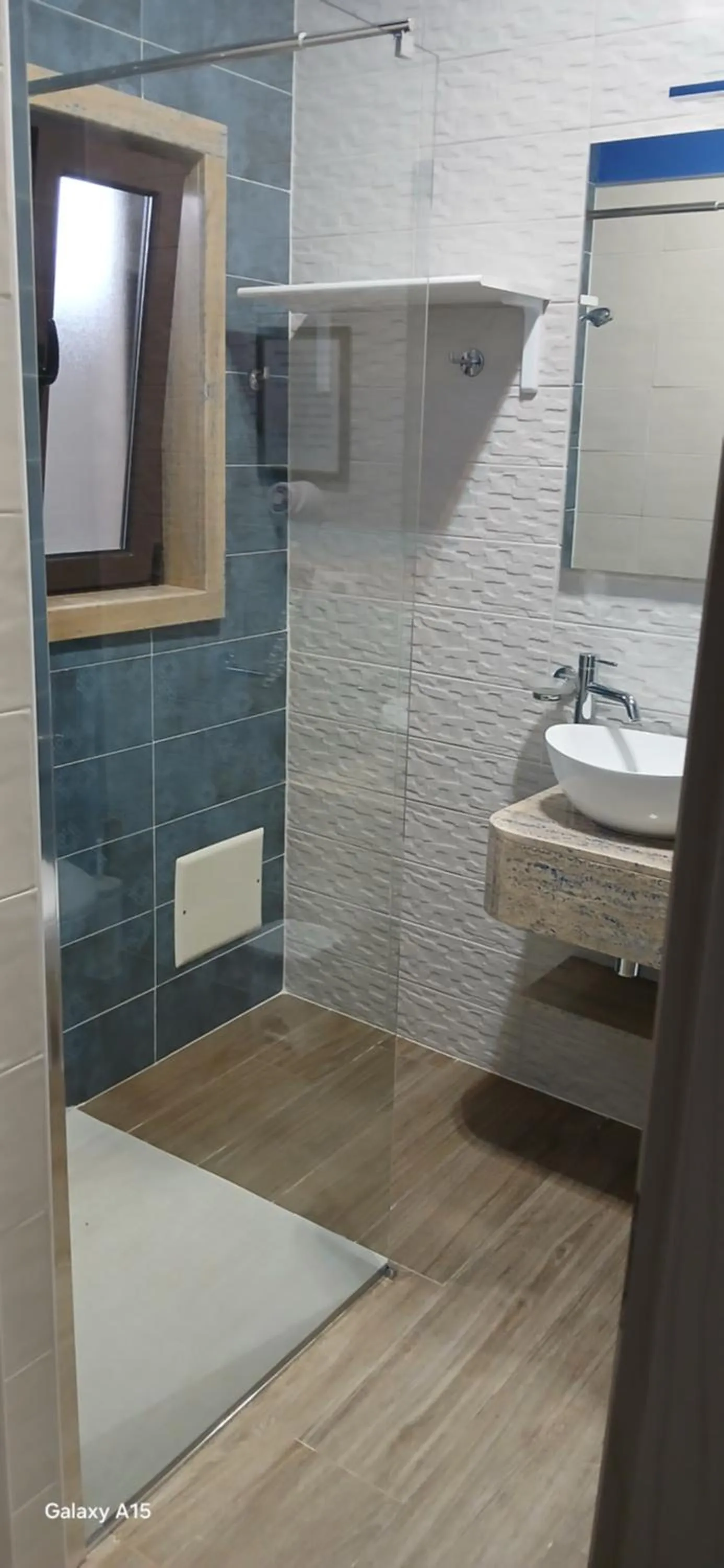 Shower in B&B villa brezza marina