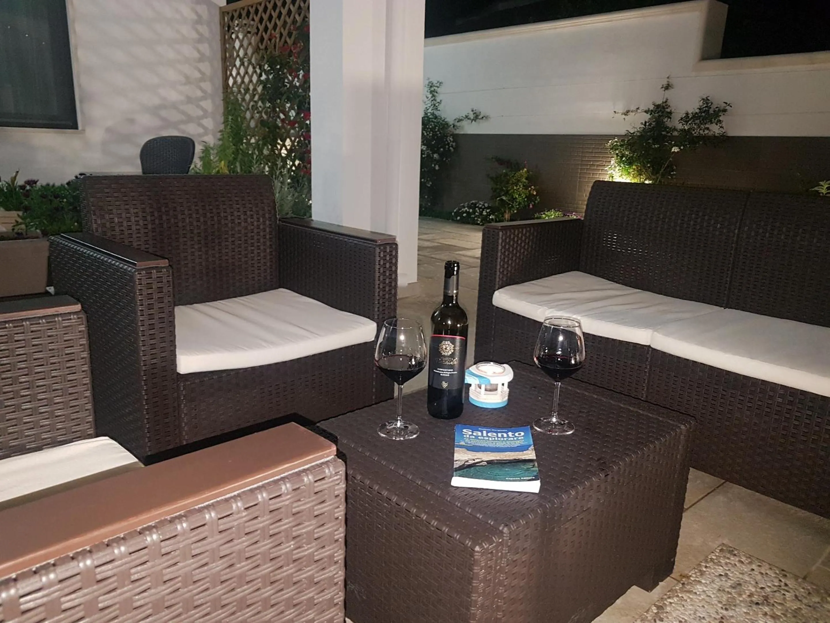 Patio in B&B villa brezza marina