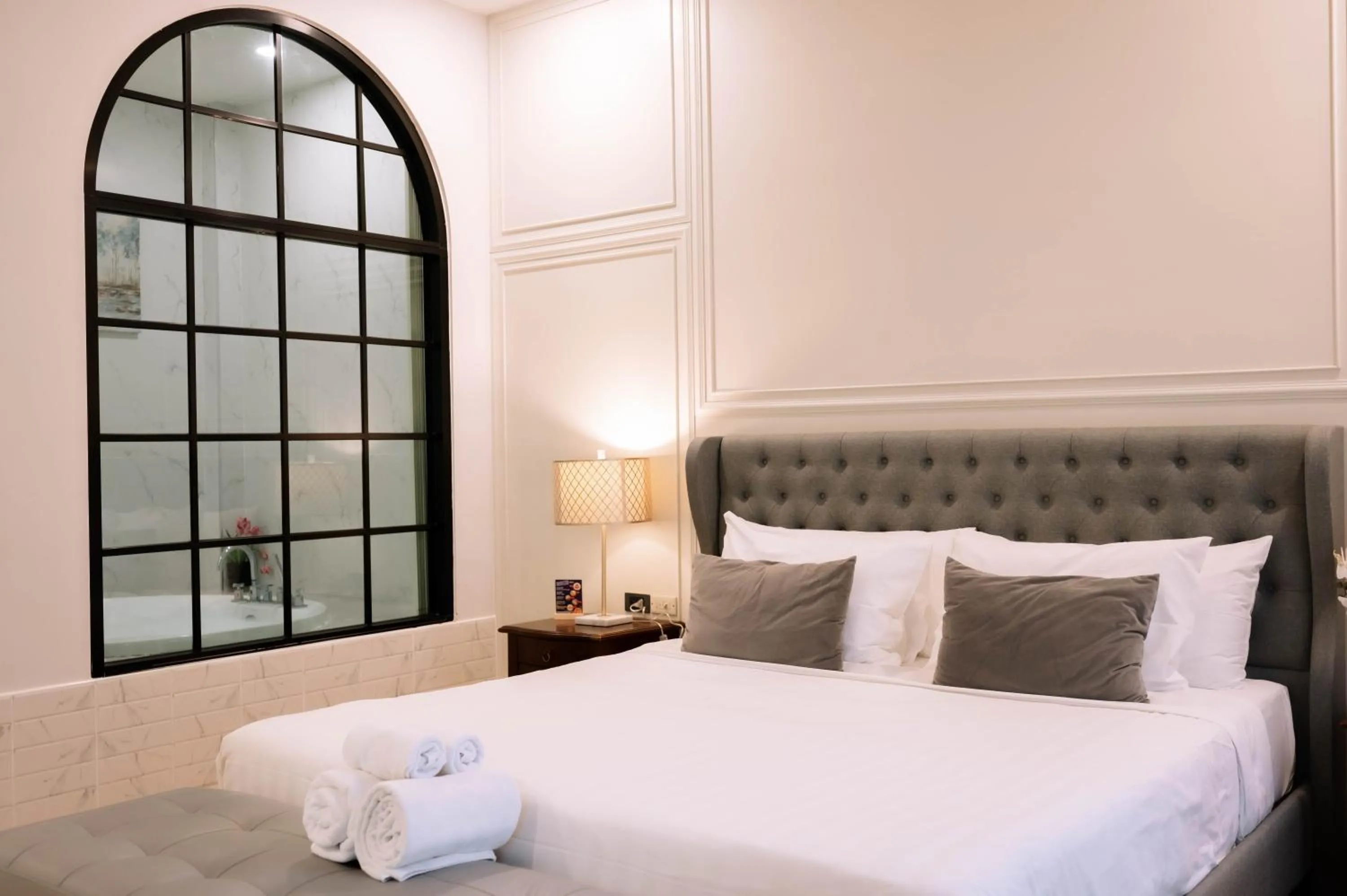 Bed in Villa Seville