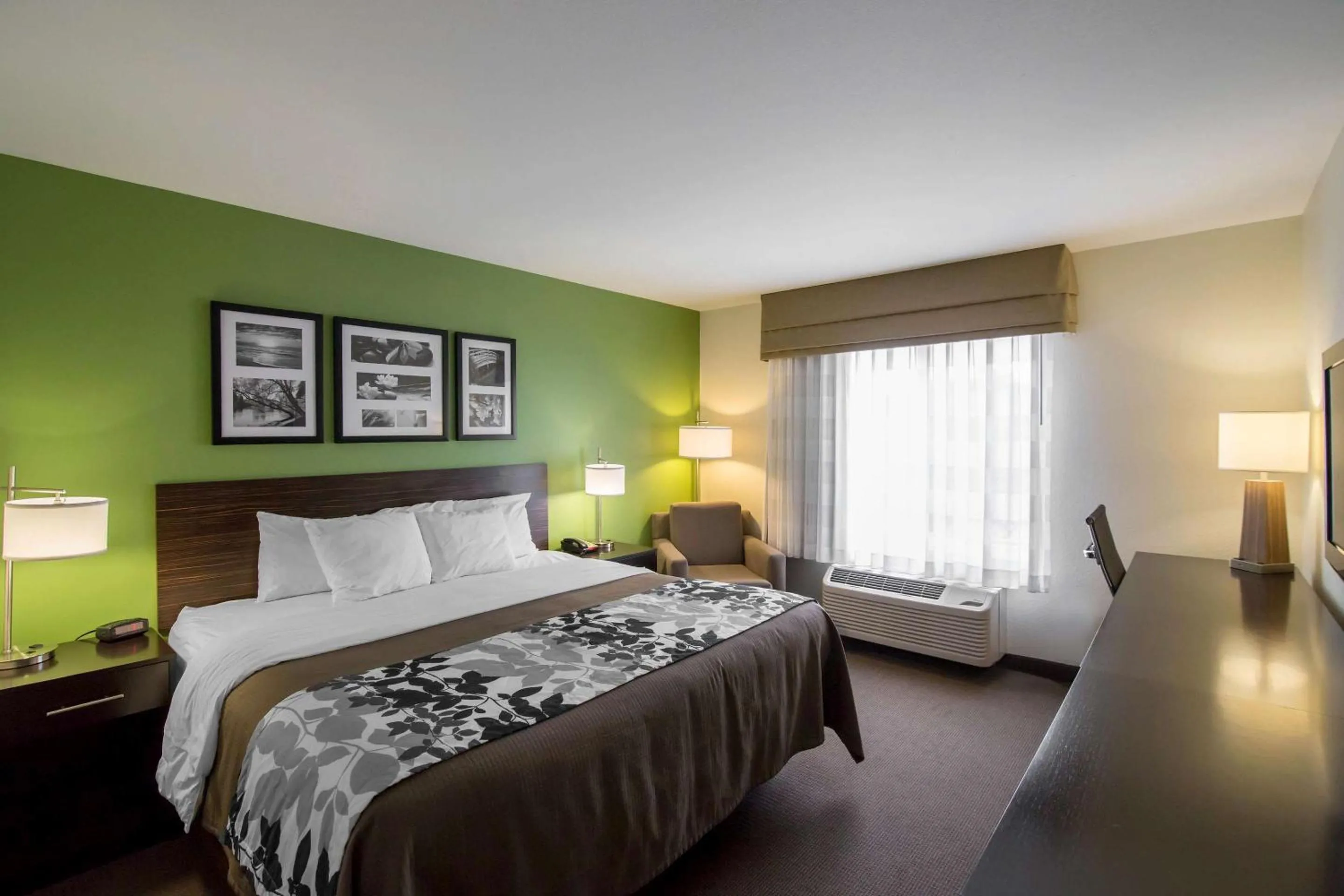Bedroom, Bed in Sleep Inn & Suites Haysville - Wichita South