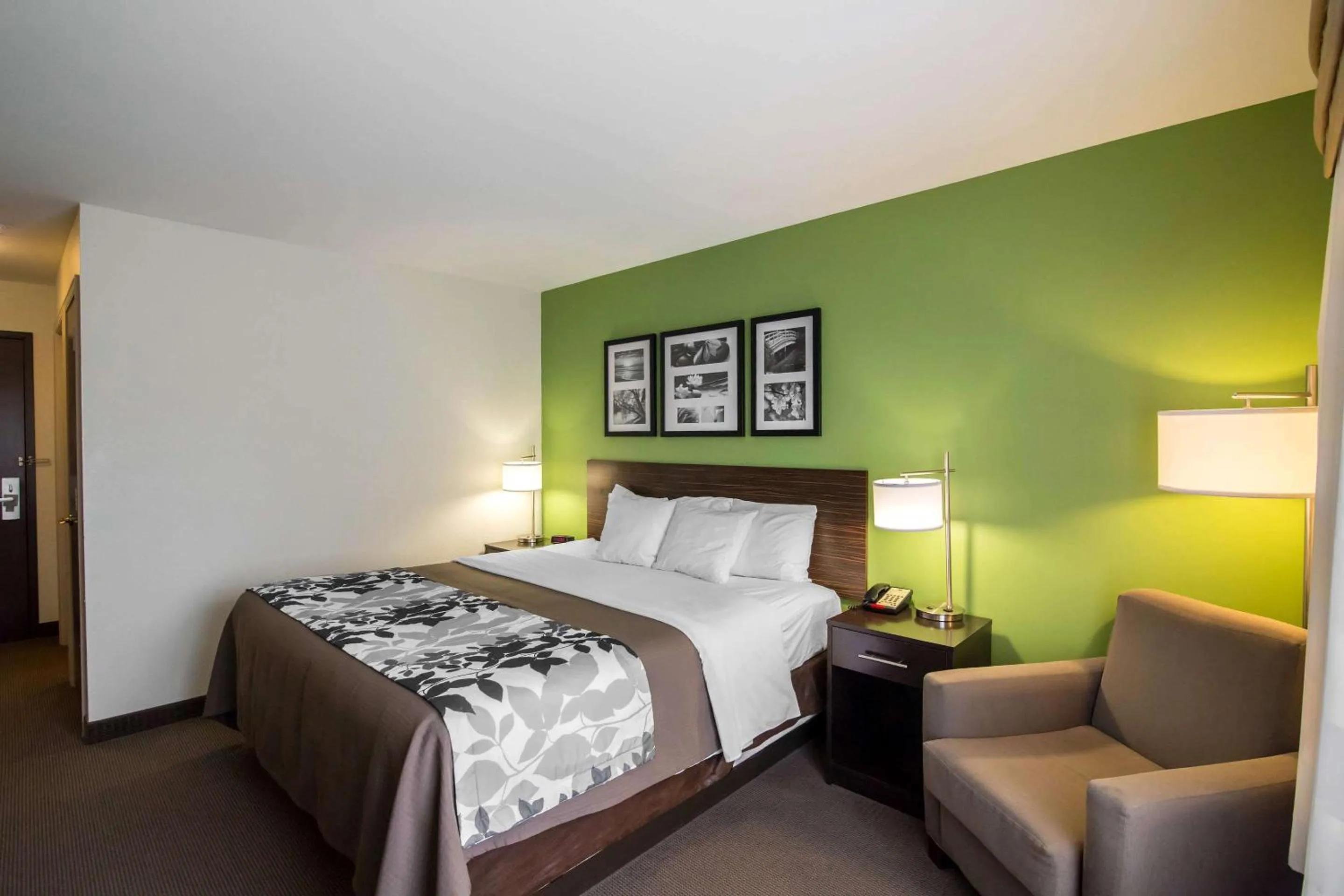 Bedroom, Bed in Sleep Inn & Suites Haysville - Wichita South