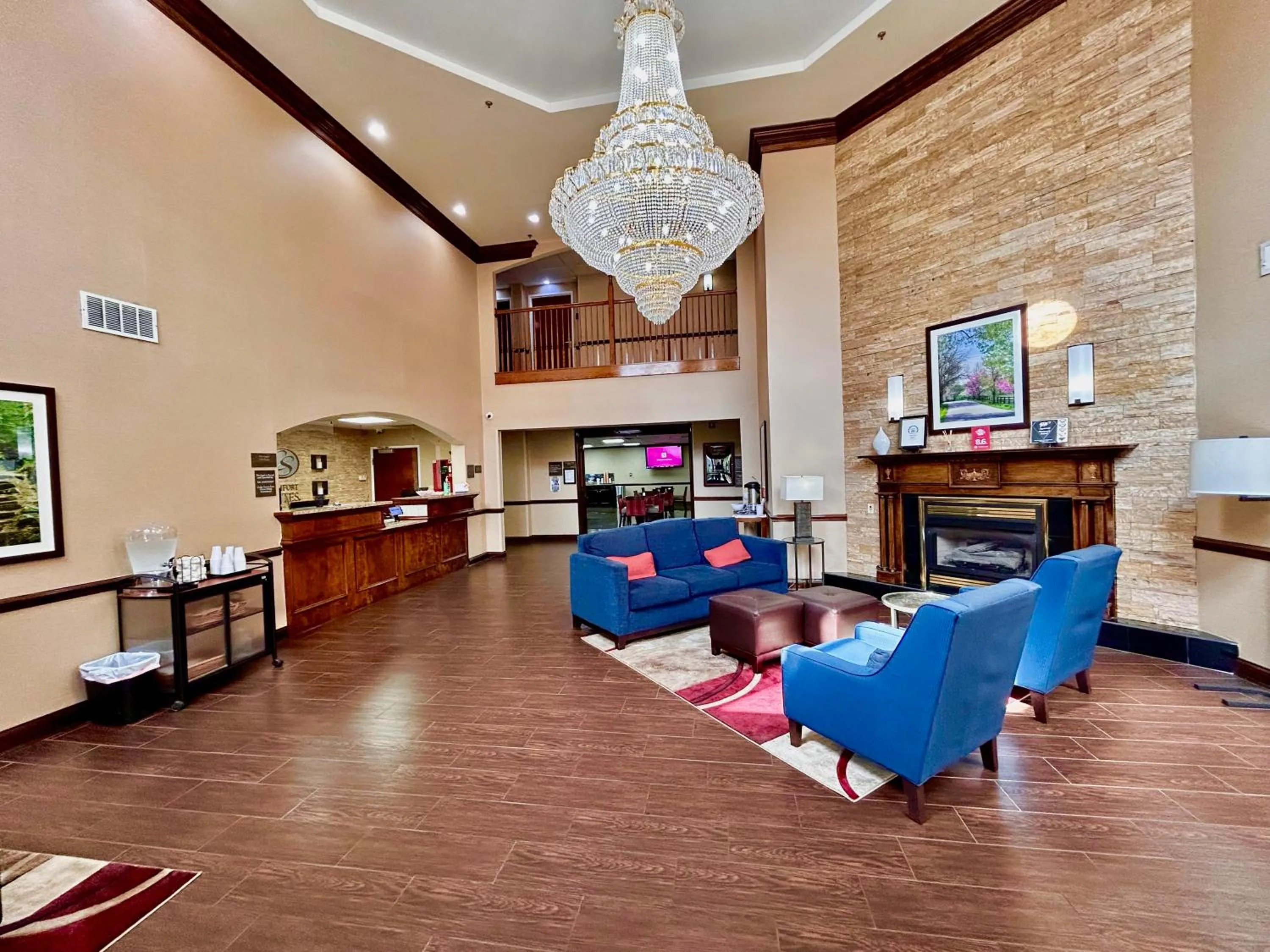 Lobby or reception in Comfort Suites Georgetown