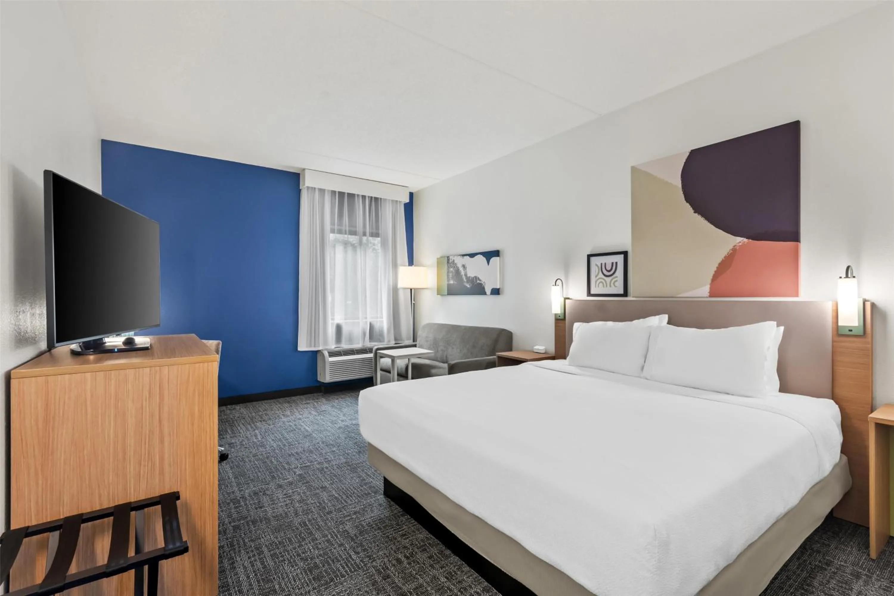 Living room, Bed in Spark by Hilton Lexington Hamburg