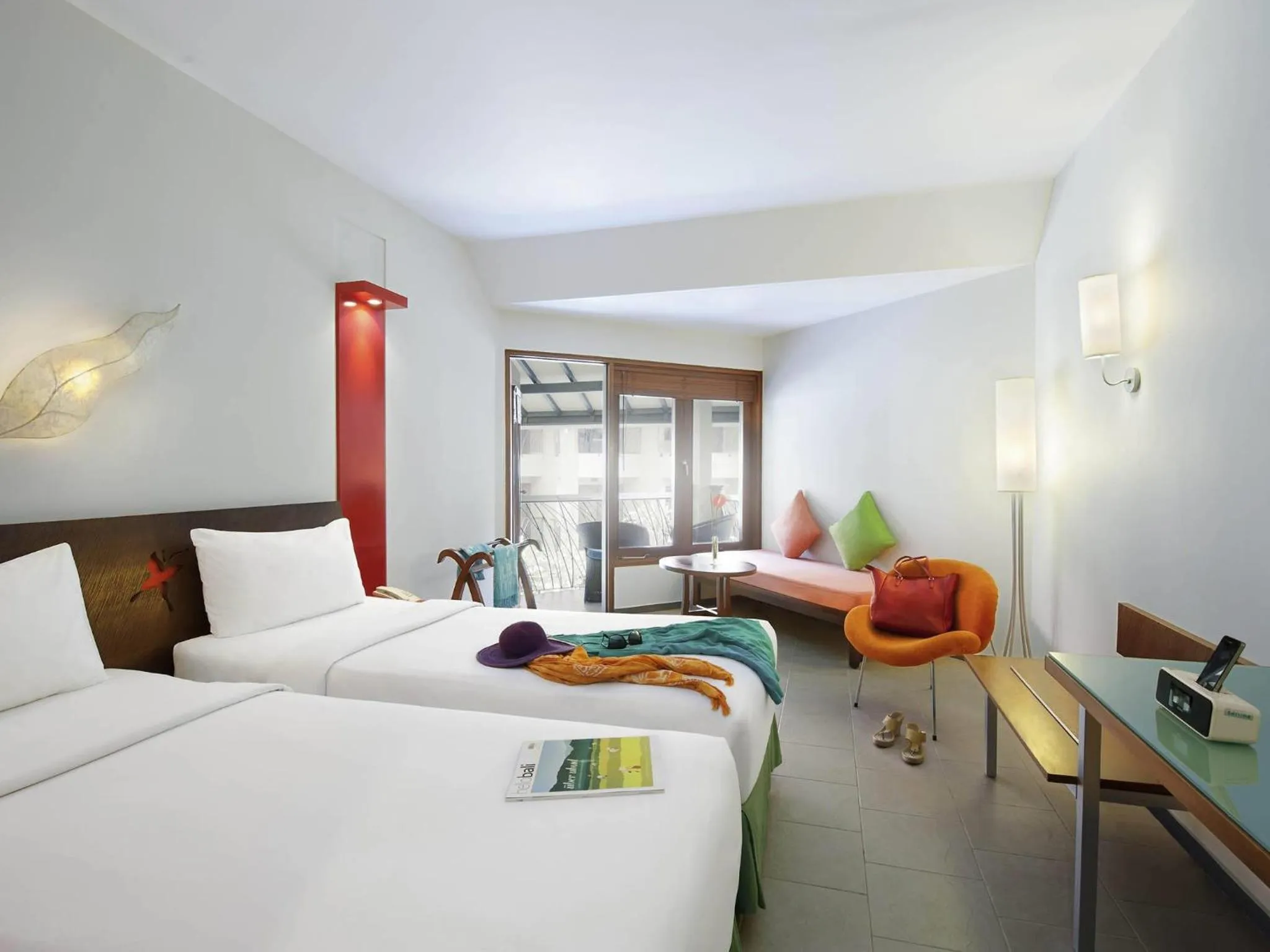 Bedroom, Bed in ibis Styles Bali Legian
