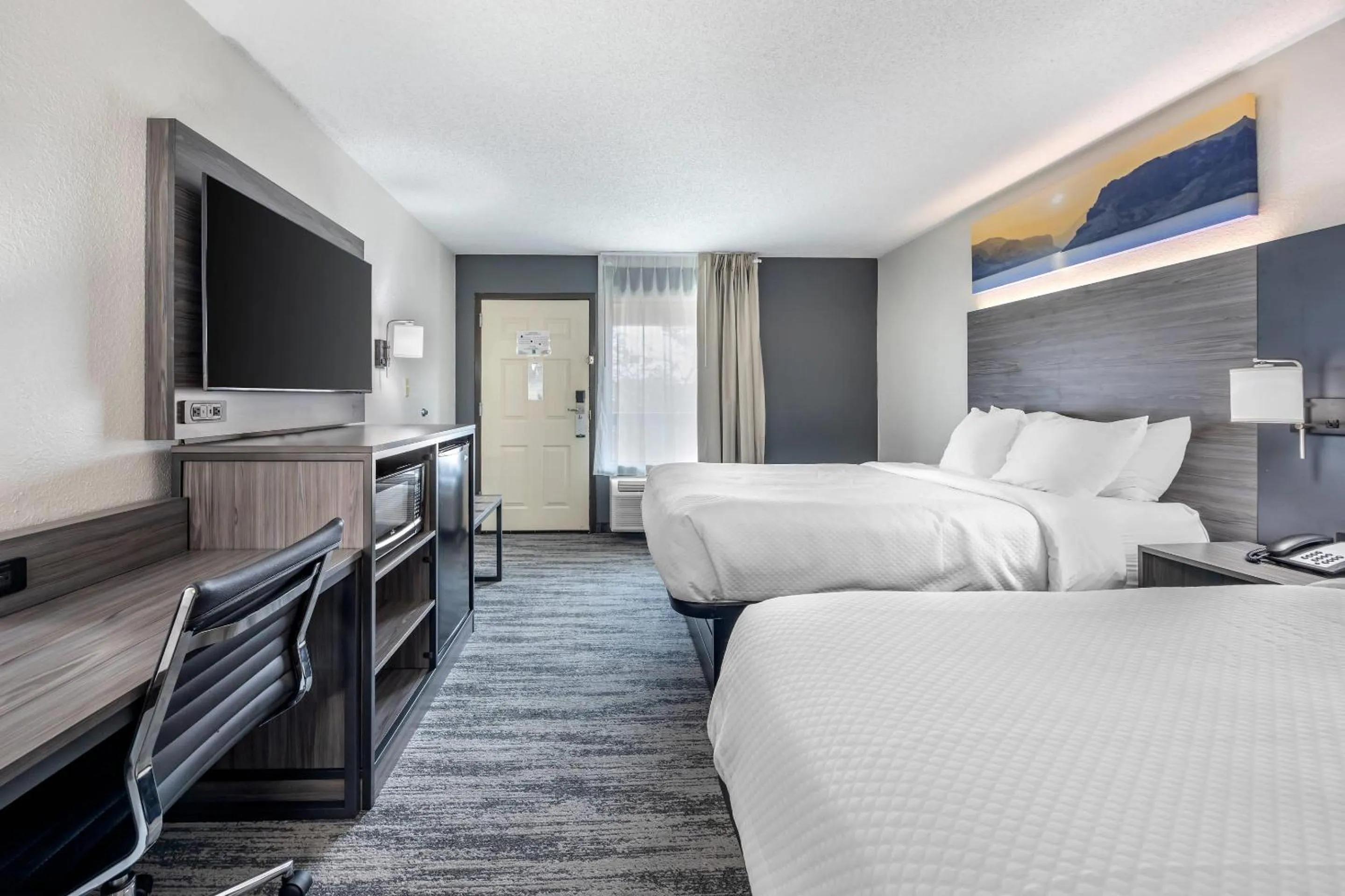 Bedroom, Bed in Quality Inn Glasgow