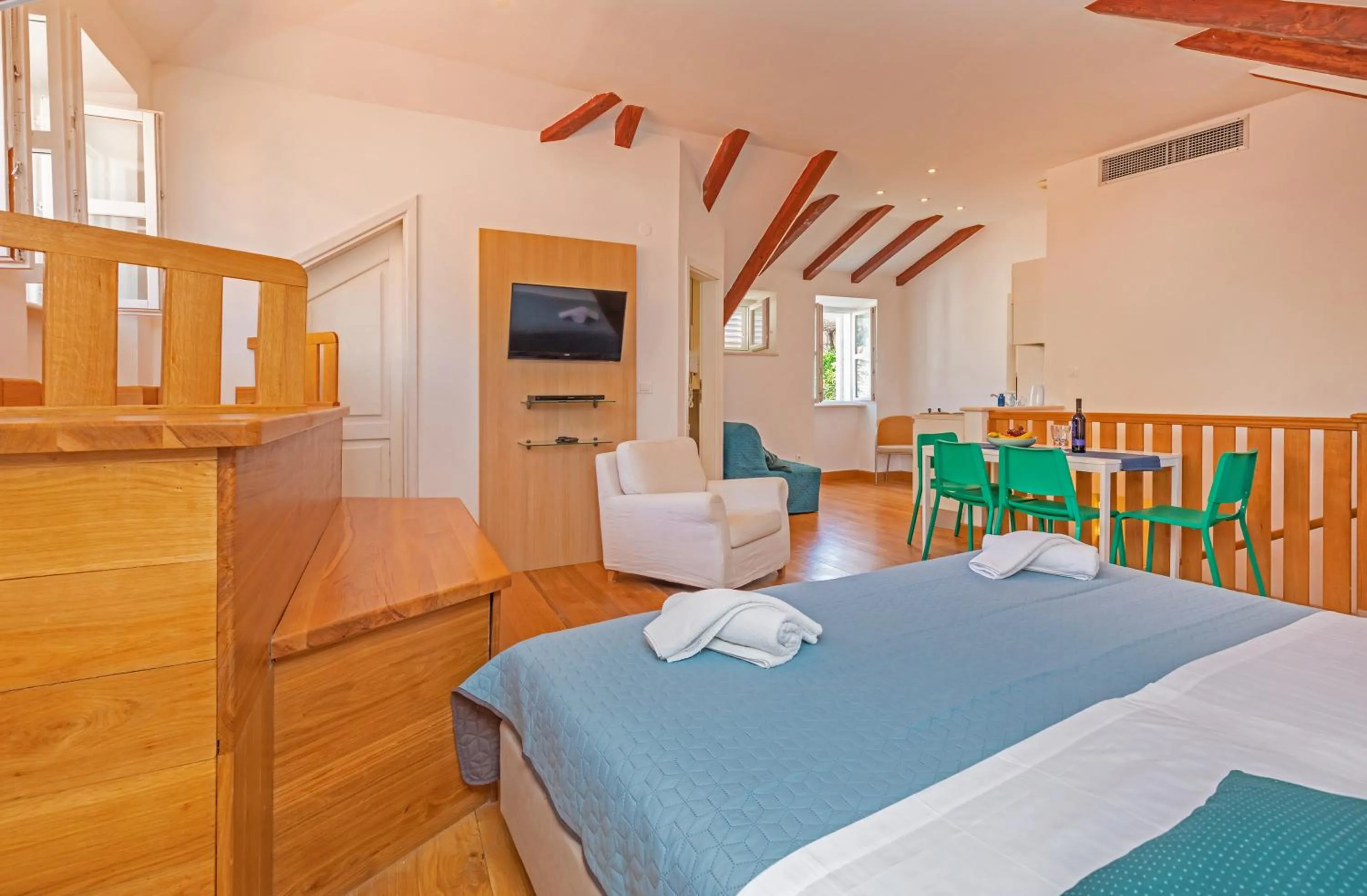 Bed in Apartments Feri