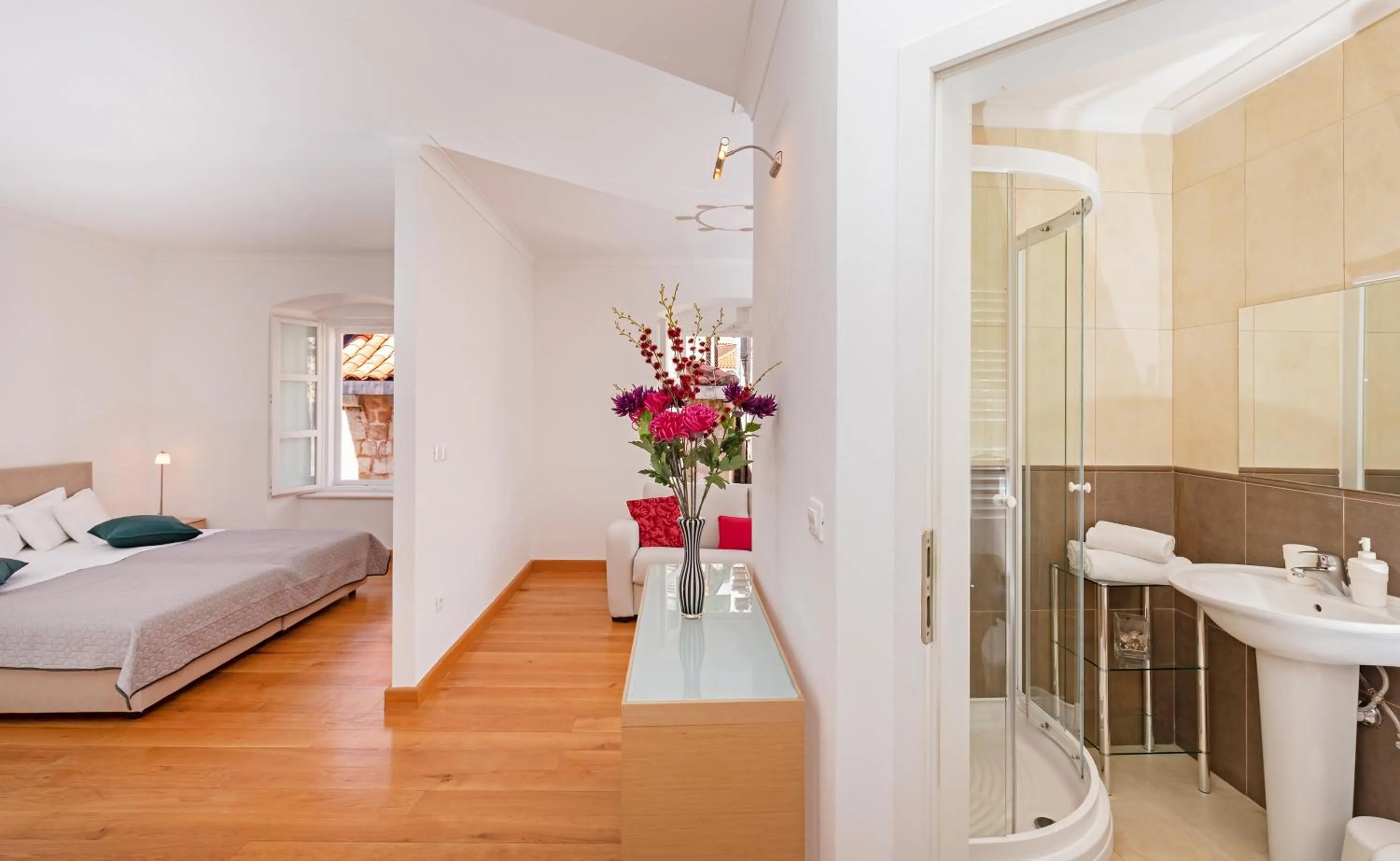 Bed in Apartments Feri